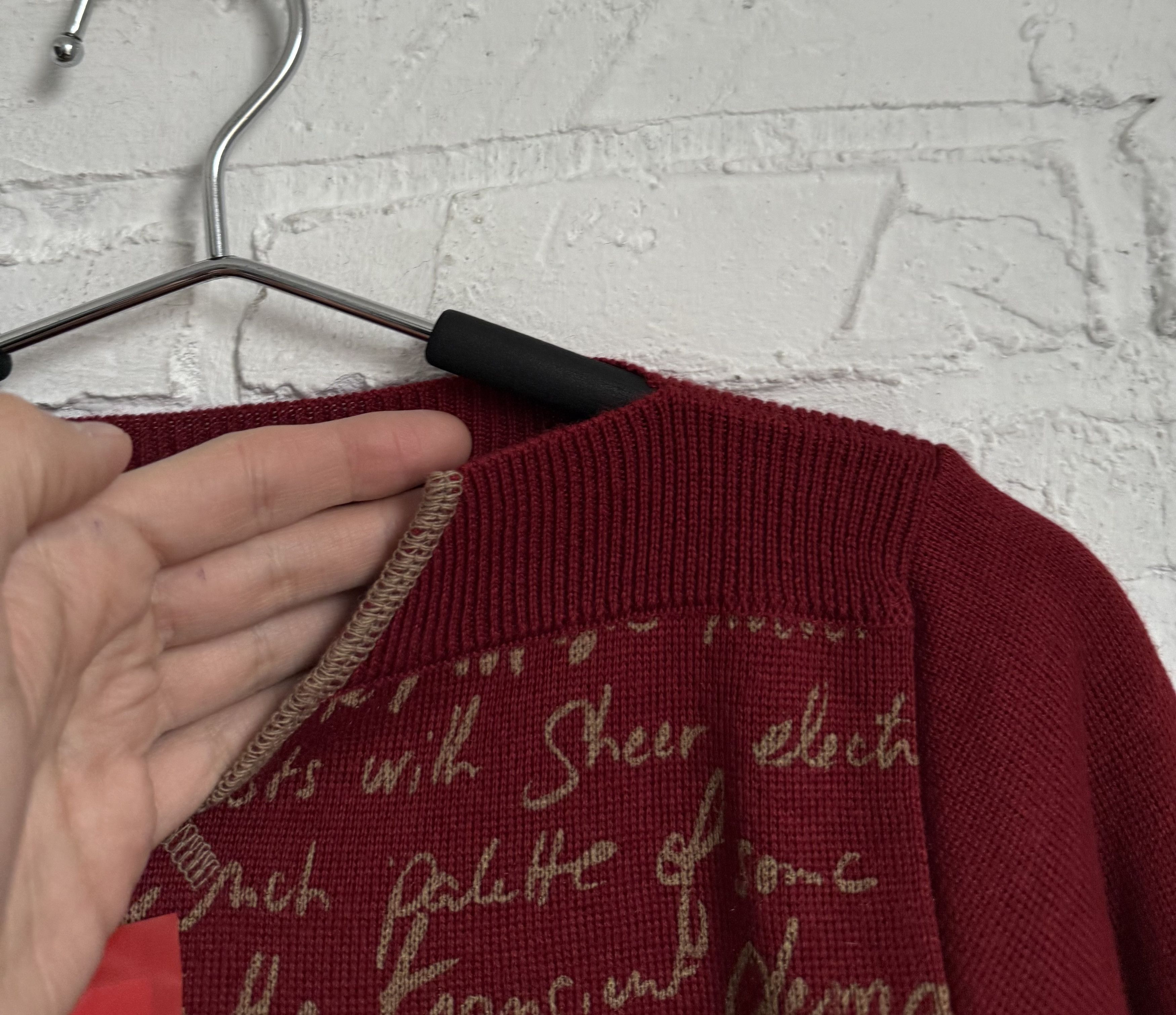 Japanese Brand y2k Chipie wool blend women's jumper sweater Size L / US 10 / IT 46 - 8 Thumbnail