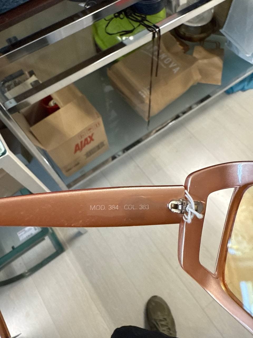 Versace GIANNI VERSACE sunglasses 384 col 363 orange FW 01 Size ONE SIZE - 2 Thumbnail