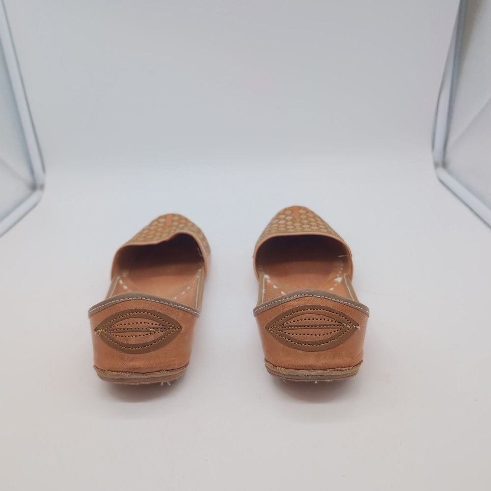 Vintage Traditional Indian Wedding Women's Shoes Sz 9.5 Size US 9.5 / IT 39.5 - 6 Thumbnail