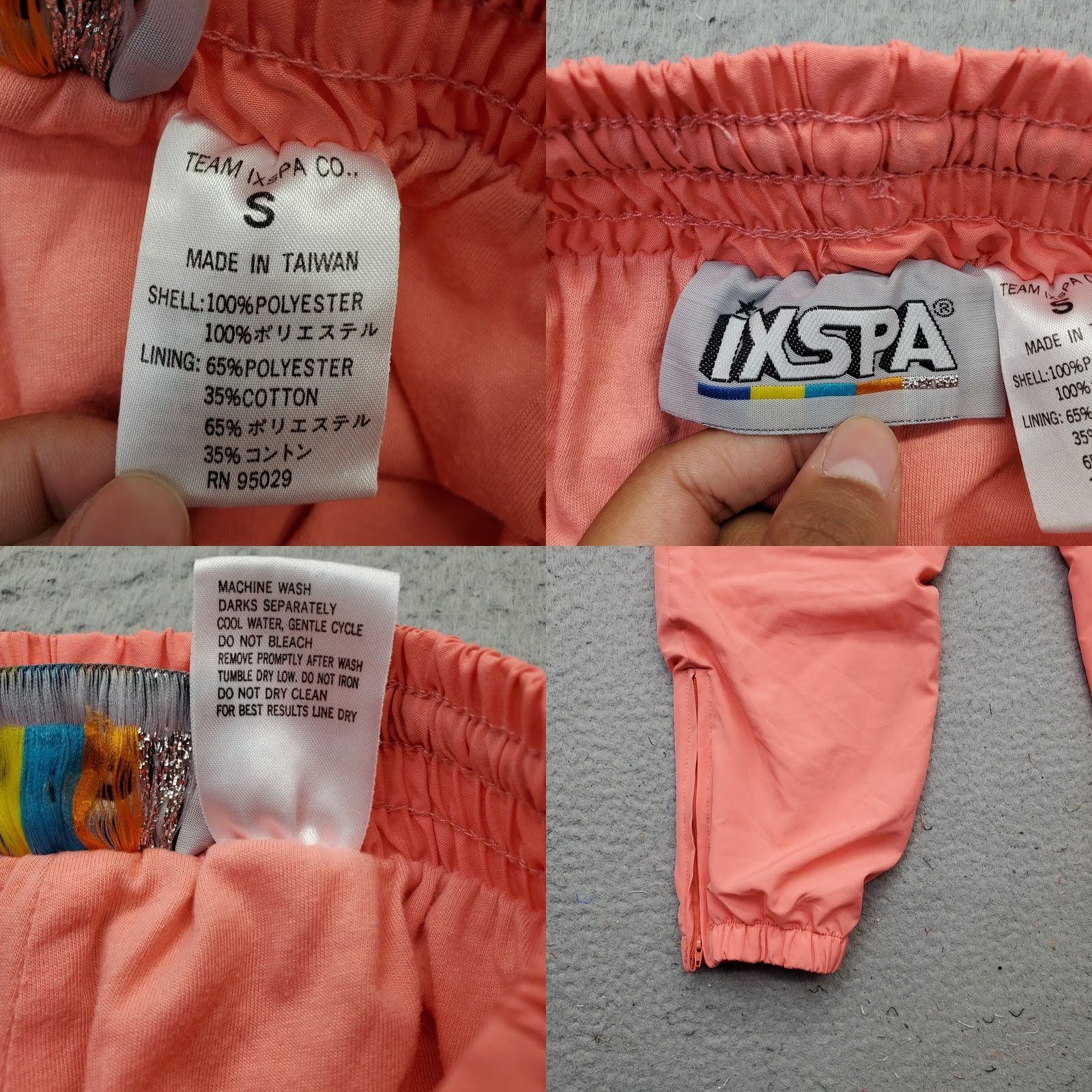 Pinko IXSPA Womens Small Pink Jogger Pants Pull On Pockets Tapered Leg Size 28" / US 6 / IT 42 - 8 Thumbnail