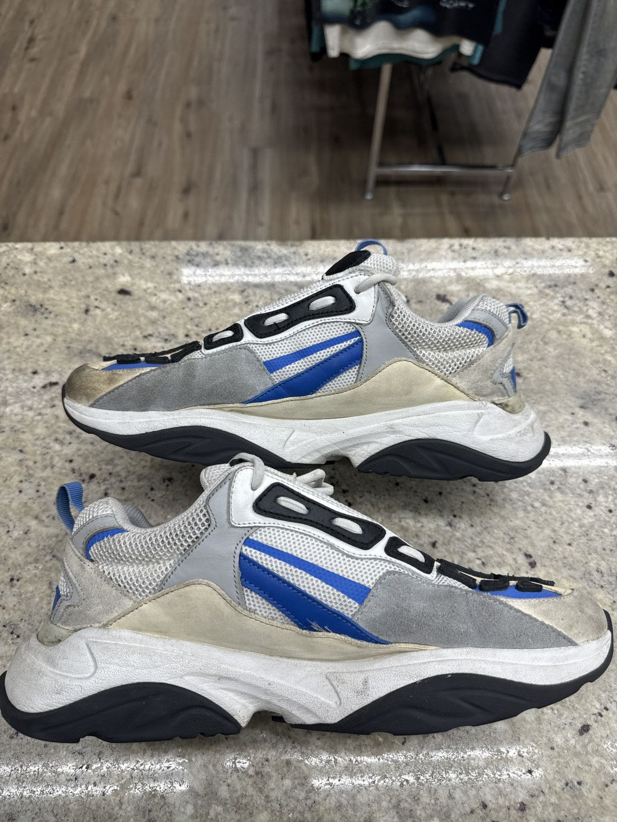 Amiri Amiri Bone Runners Size US 13 / EU 46 - 1 Thumbnail