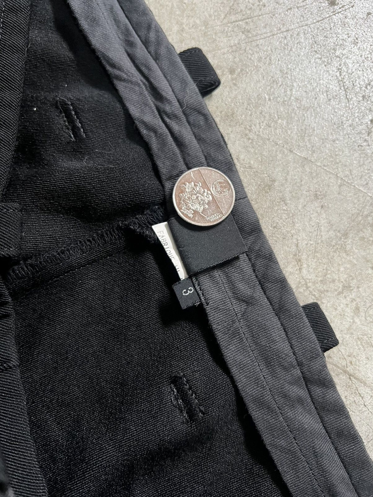 Y's × Y's for Men × Yohji Yamamoto Y’s Yohji Yamamoto Mens No Waist Belt Trouser Pants Size US 31 - 6 Thumbnail