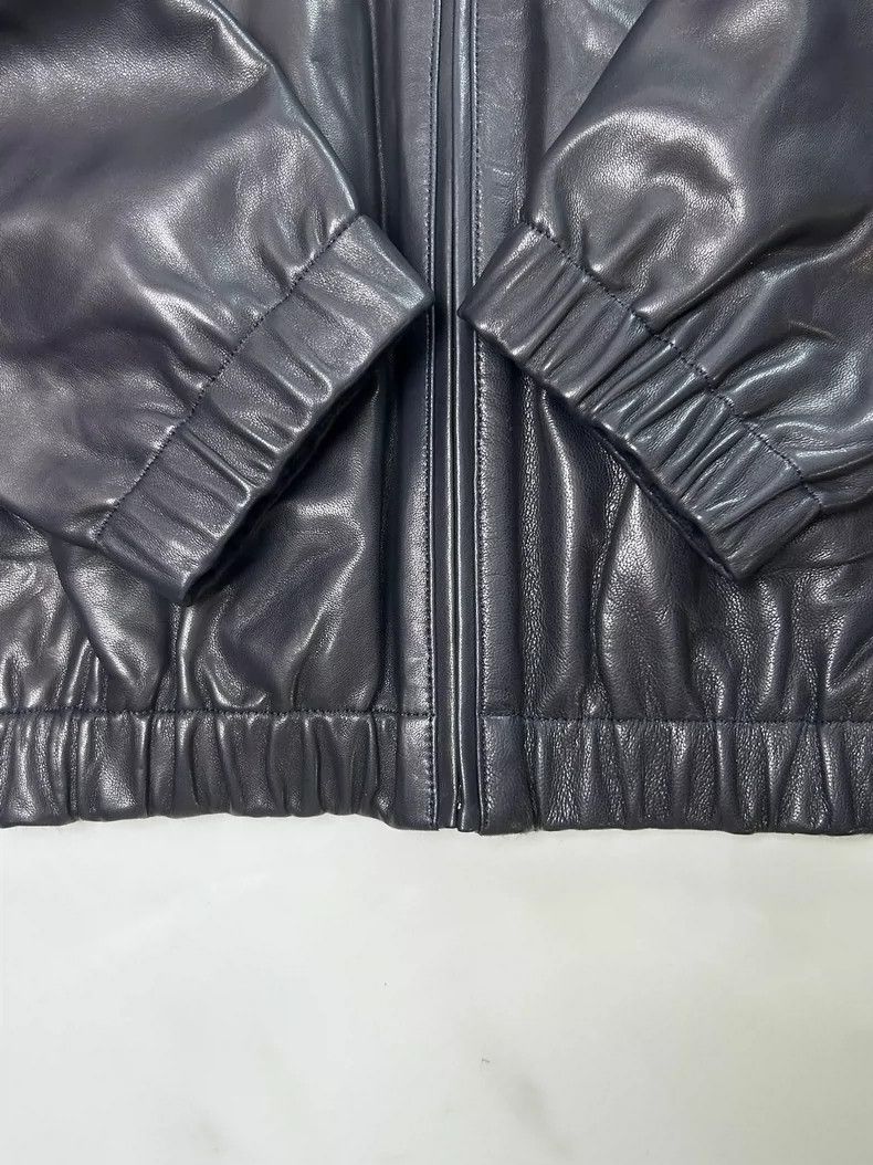 Loro Piana LORO PIANA Dermatic goat hair two-sided leather jacket lea Size US XXL / EU 58 / 5 - 8 Thumbnail