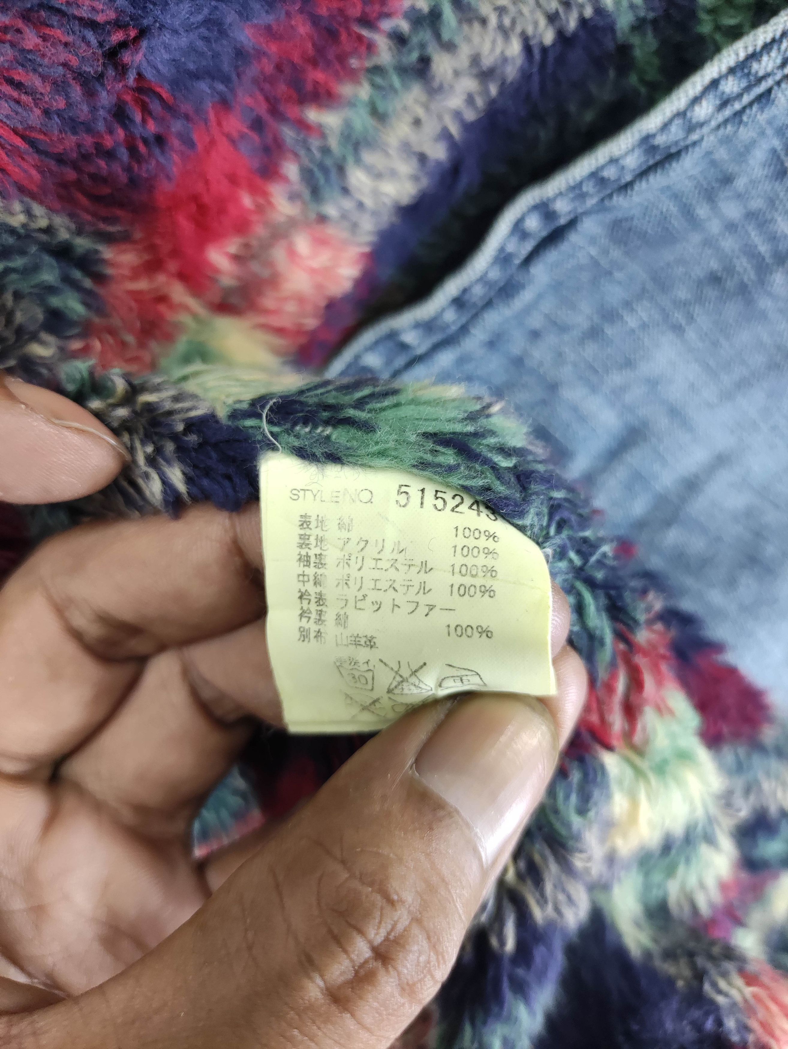 Indigo Vintage Indigo Denim Jacket Lining Fleece Size US M / EU 48-50 / 2 - 4 Thumbnail