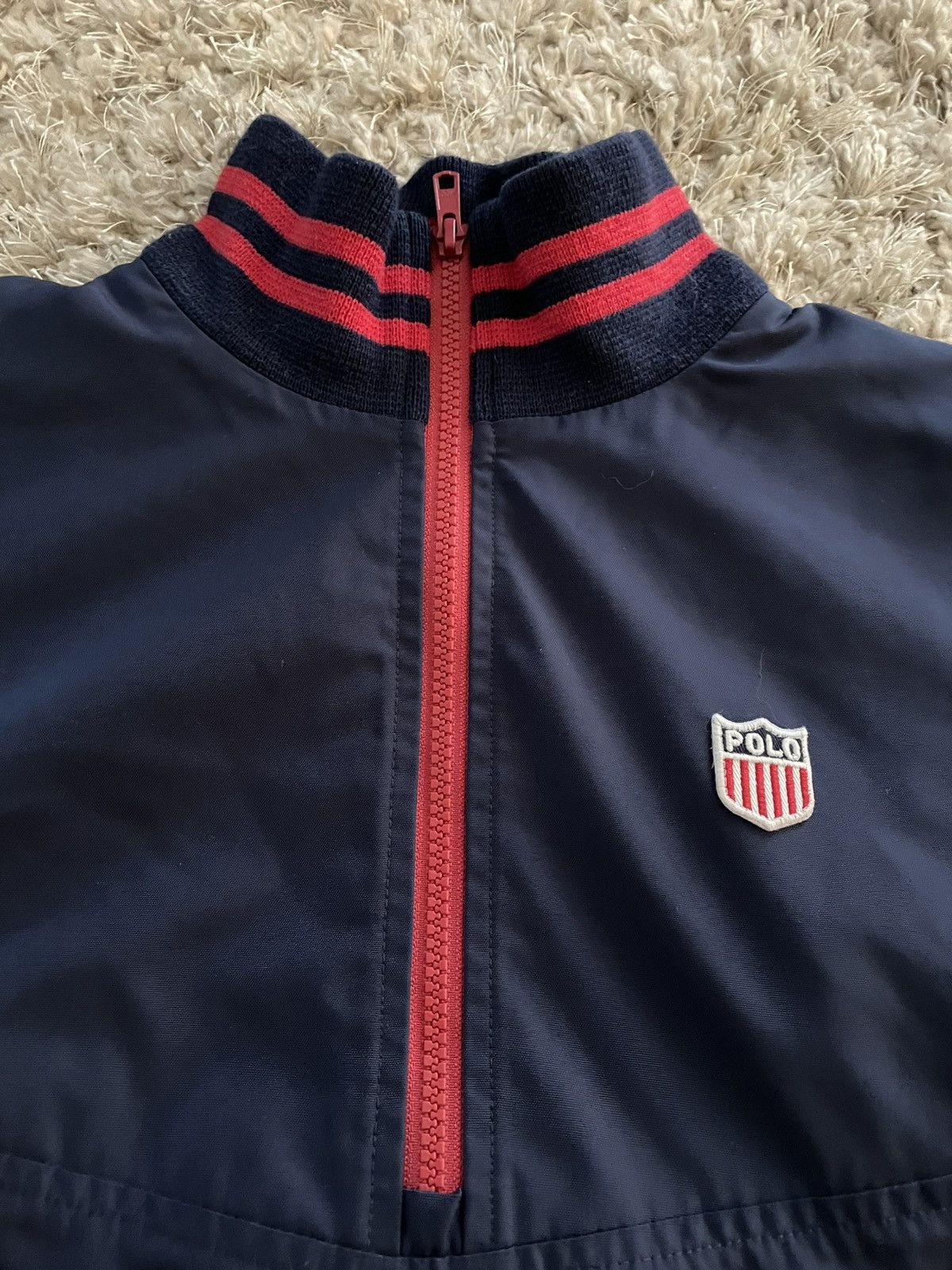 Polo Ralph Lauren Navy Polo Ralph Lauren Rowing 1/4 Zip Size US S / EU 44-46 / 1 - 6 Thumbnail