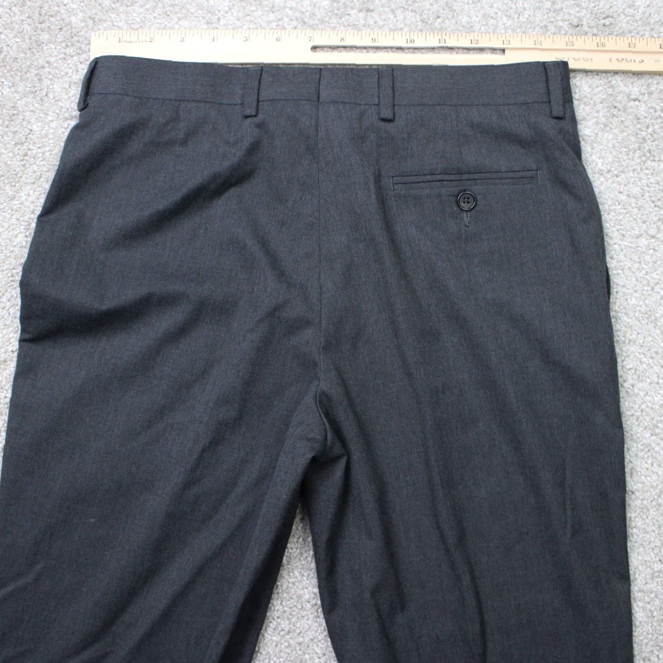 Ralph Lauren LAUREN Ralph Lauren Pants Womens 20R Gray Polyester/Rayon Flat Front Pants Women 30x27 Size 42" / US 20 - 6 Thumbnail