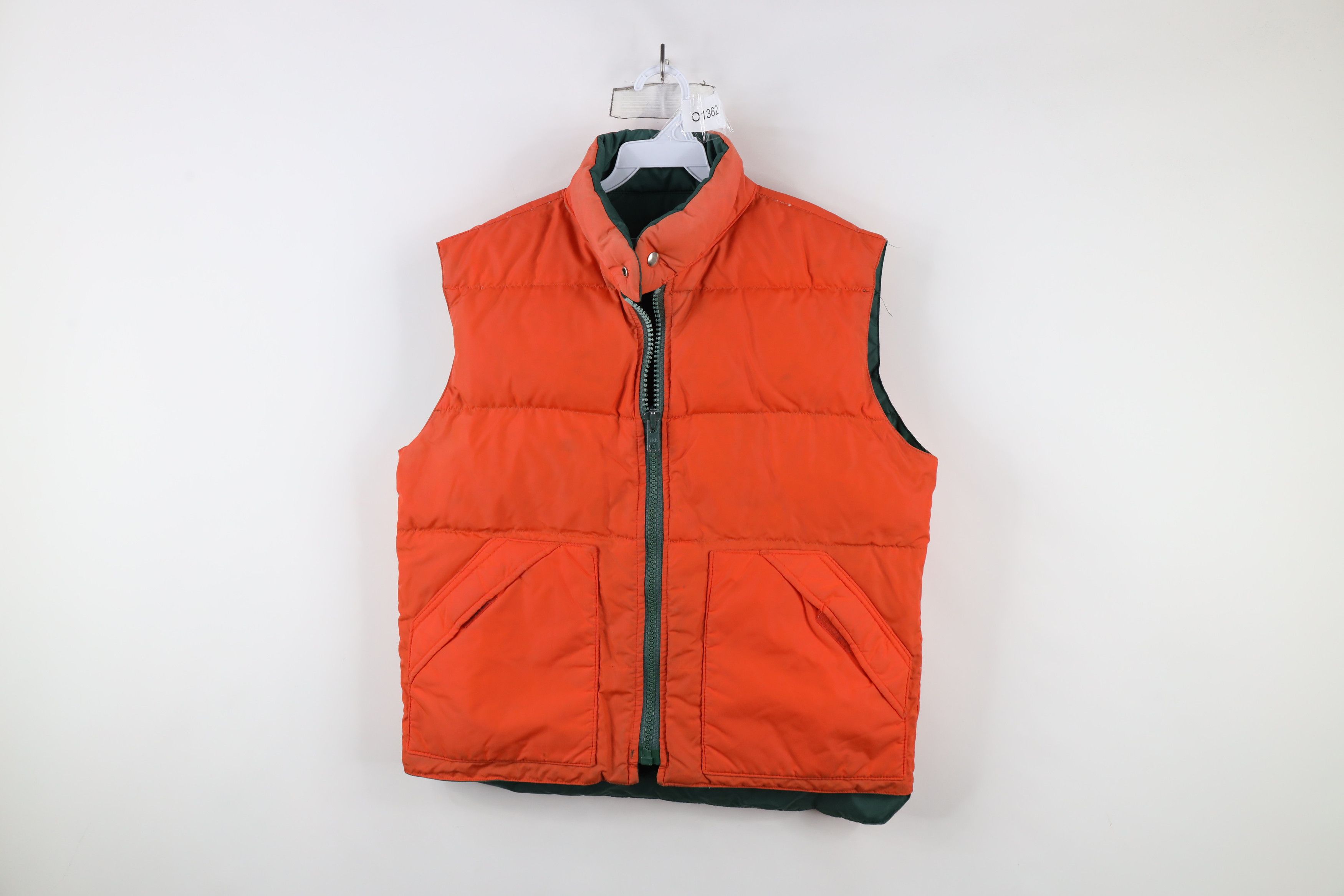Vintage Vintage 70s Streetwear Reversible Down Puffer Vest Jacket Size US M / EU 48-50 / 2 - 12 Thumbnail