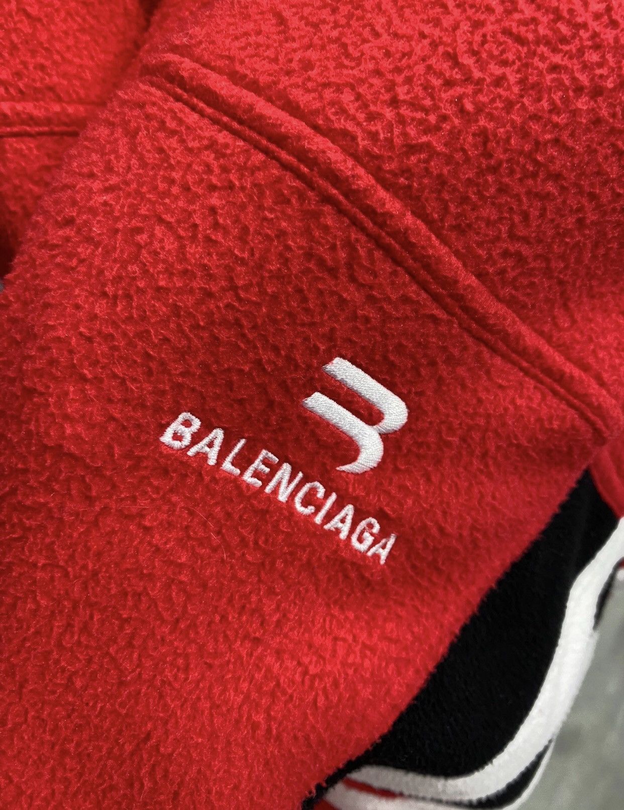 Balenciaga Balenclaga patchwork fleece jacket2412-Nextarrow Size US XS / EU 42 / 0 - 3 Thumbnail
