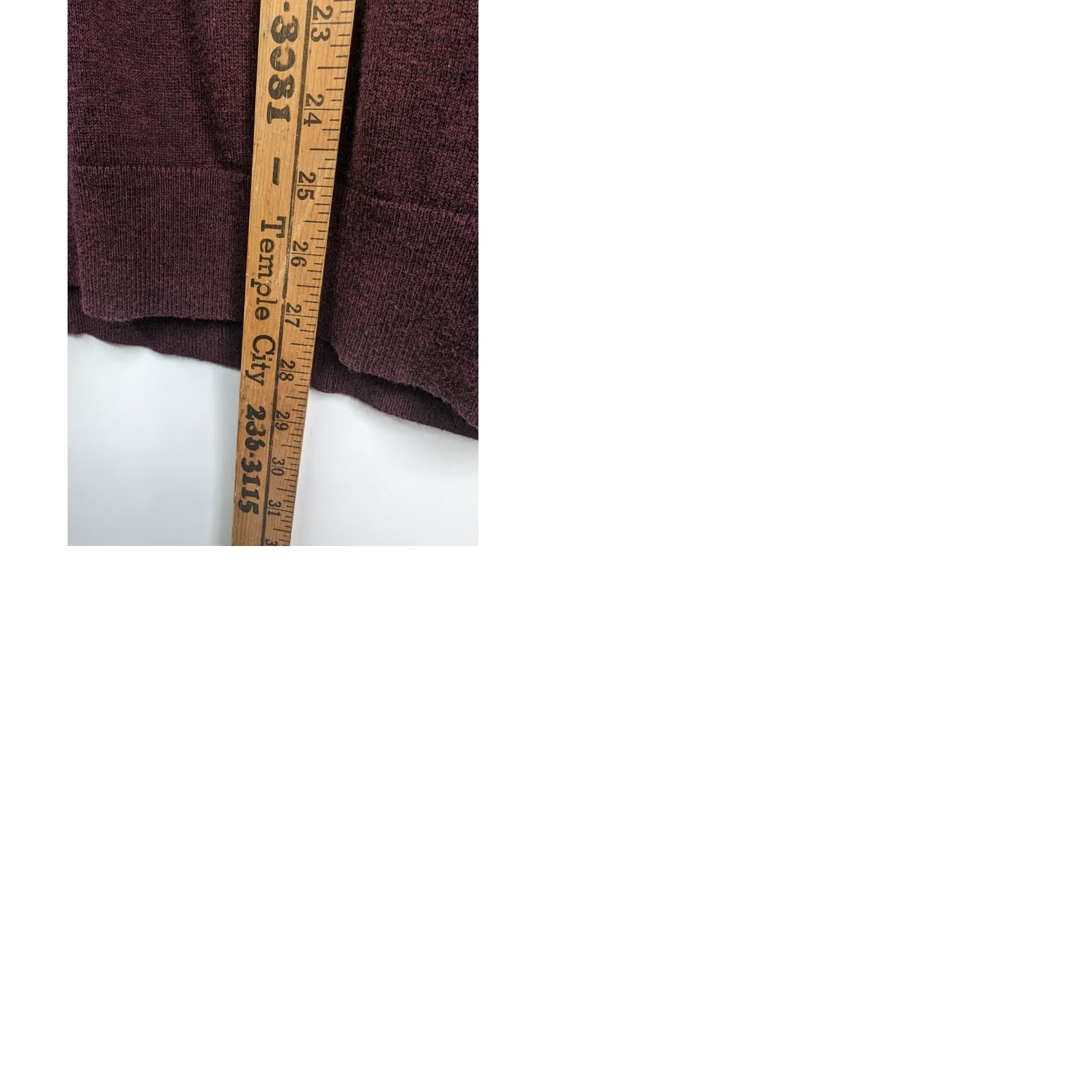 Banana Republic Banana Republic Burgundy 1/4 Zip Pullover Sweater Premium Luxe Yarn Men's Large Size US L / EU 52-54 / 3 - 9 Thumbnail