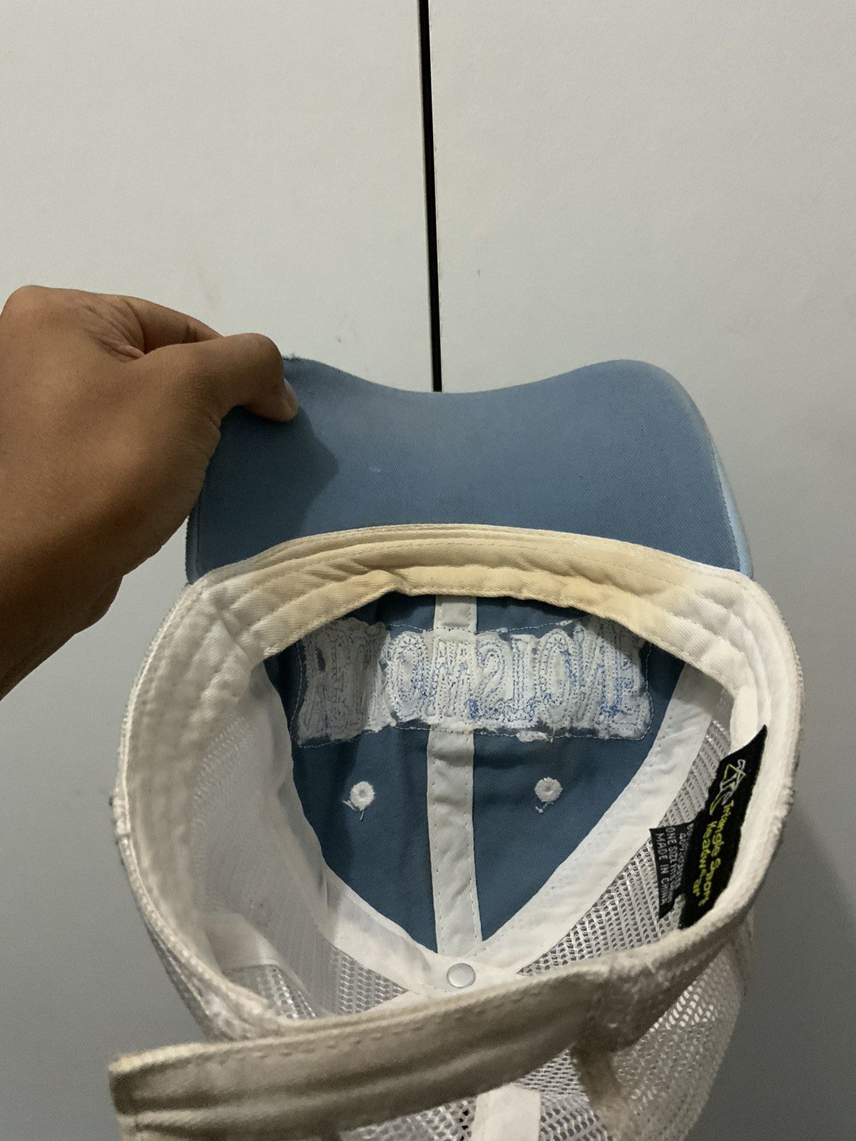 Japanese Brand Yellowstone Distressed Archive Fade Trucker Hat Size ONE SIZE - 8 Thumbnail