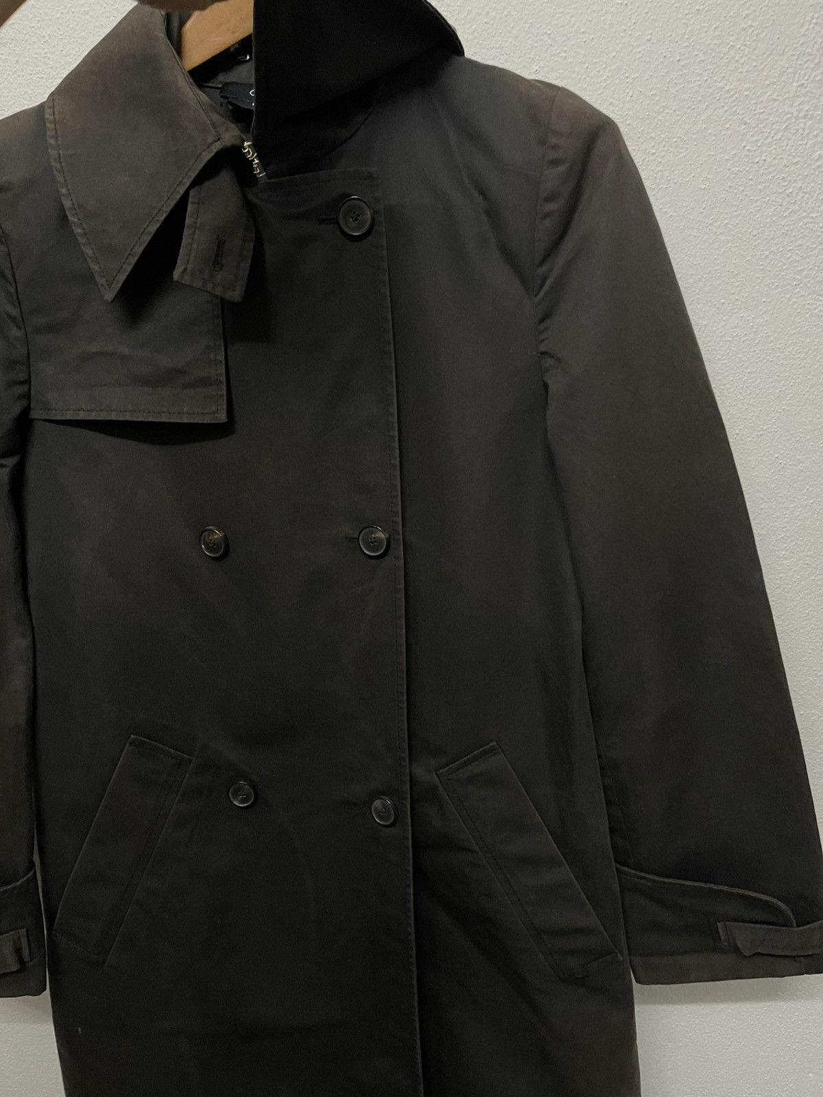 Gucci 90s GUCCI LONG TRENCH BELT LONG JACKET RARE Size US S / EU 44-46 / 1 - 9 Thumbnail