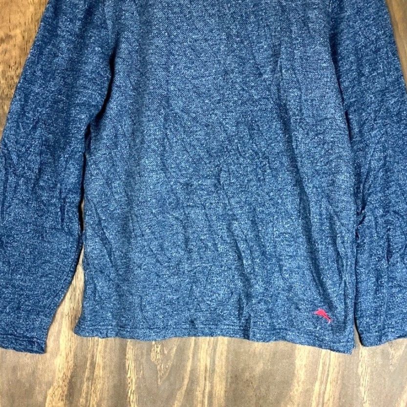Tommy Bahama Tommy Bahama Mens Sweater Blue Crew Neck Pullover Long Sleeve Cotton Blend Large Size US L / EU 52-54 / 3 - 3 Thumbnail
