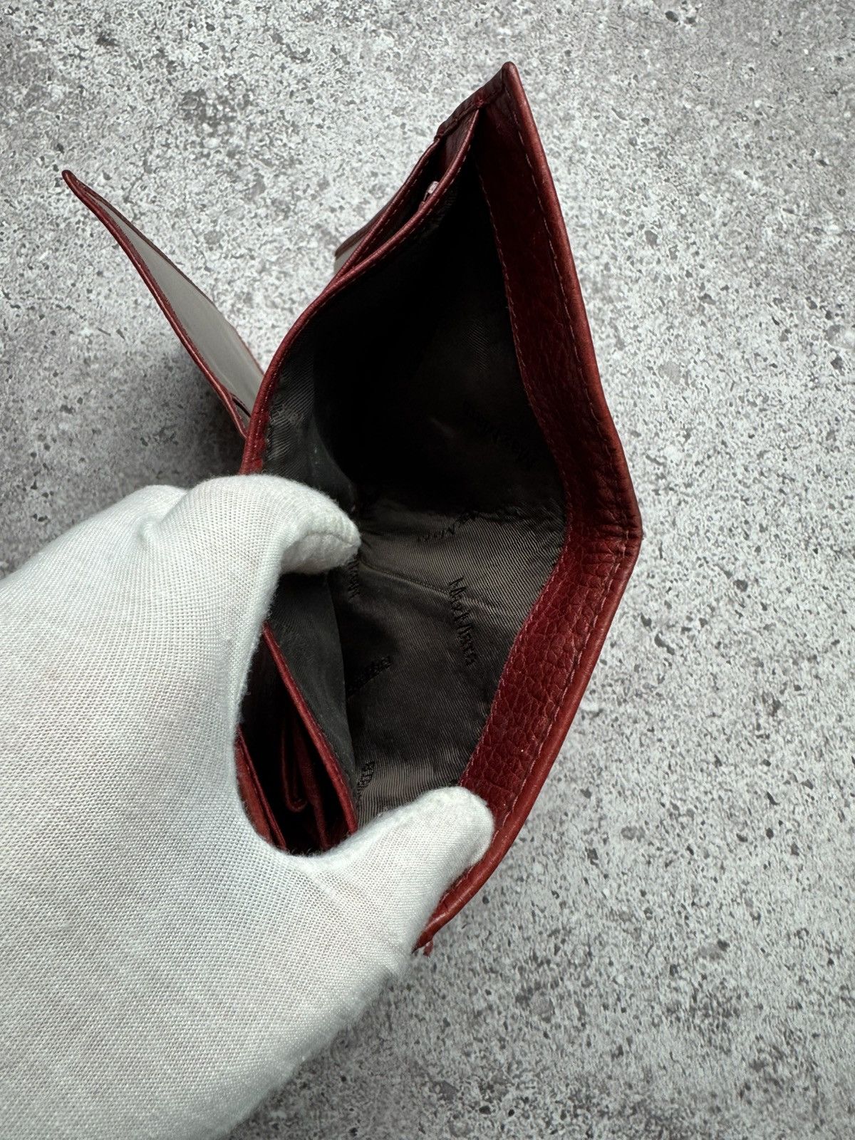 Hysteric Glamour × Vintage Max Mara Wallet Red Leather Vintage Size ONE SIZE - 13 Thumbnail