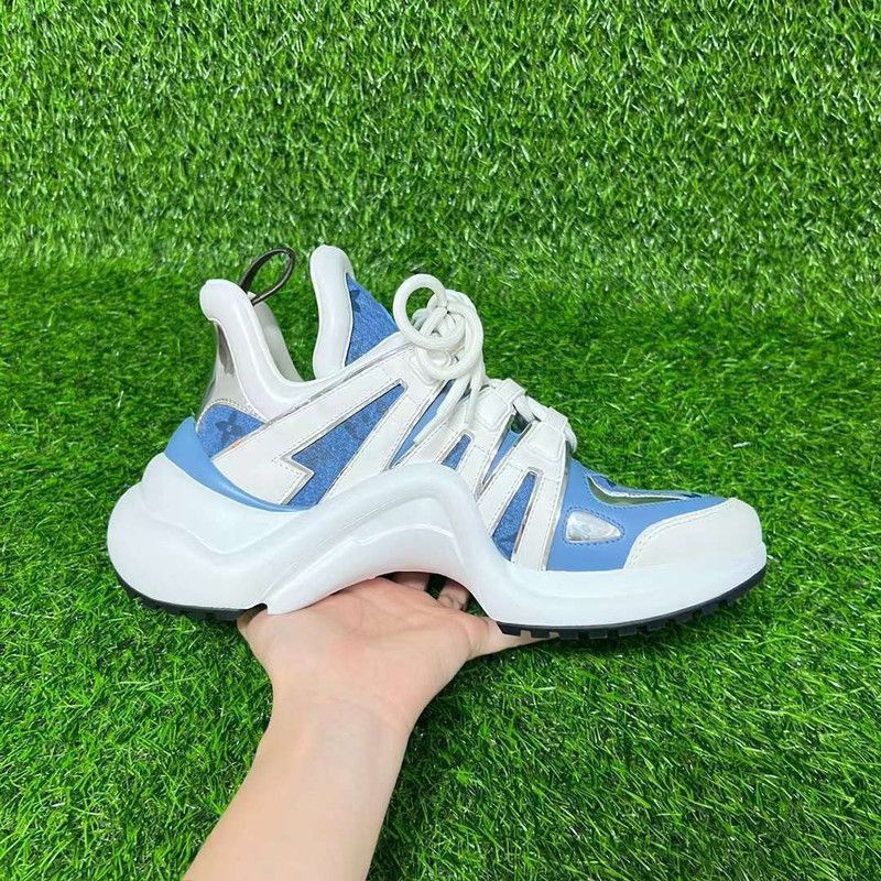 Louis Vuitton Louis Vuitton Archlight Monogram Denim Sneakers Size US 8 / IT 38 - 4 Thumbnail