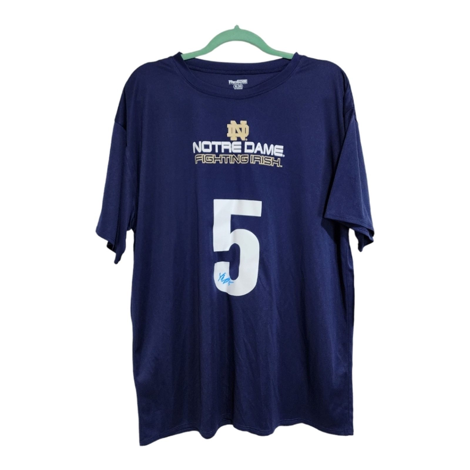 Pro Edge Notre Dame Pro Edge Jersey Shirt Men's Size XL Size US XL / EU 56 / 4 - 1 Thumbnail