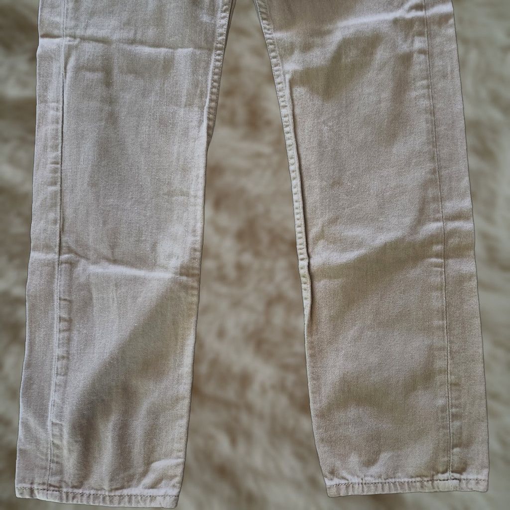 Levi's Levi's 505 Jeans Men's 30x32 Tan Denim Straight Leg White Tag 5-Pocket Relaxed Fit Belt Loops Size US 30 / EU 46 - 1 Thumbnail