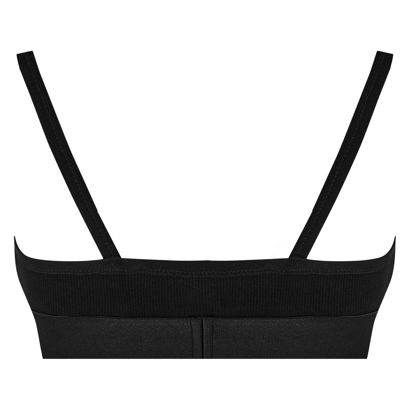 Off-White o1g2r1mq0225 Size: S / Helvetica Logo Basic Rib Bra Black Size ONE SIZE - 2 Thumbnail