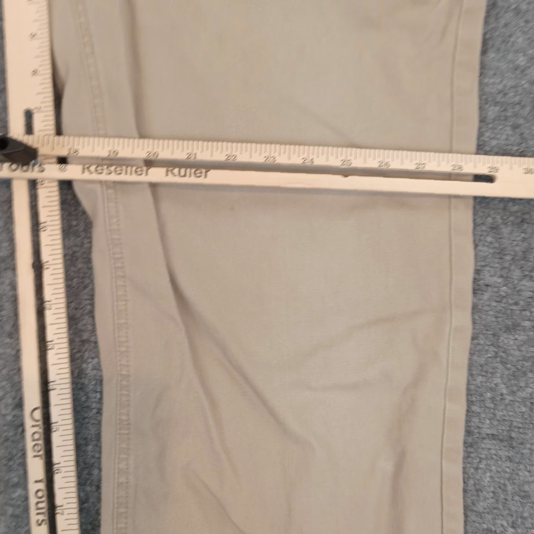 Tallia Tallia Mens Beige Chino Straight Fit Pants 38x30 Flat Front Casual Size US 38 / EU 54 - 4 Thumbnail
