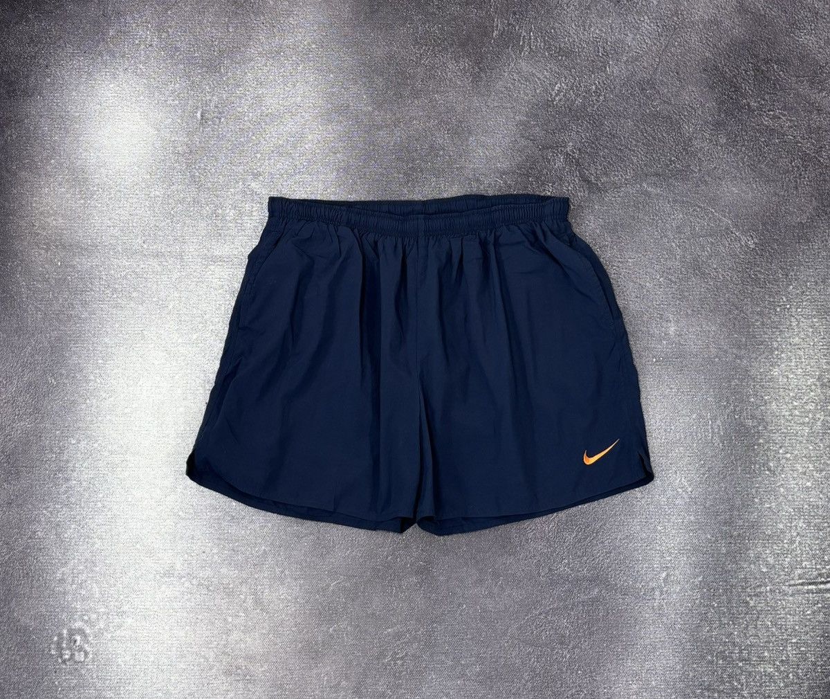 Nike Vintage 90s Nike Y2K Big Swoosh Retro Hype Nylon Shorts Size US 38 / EU 54 - 1 Thumbnail