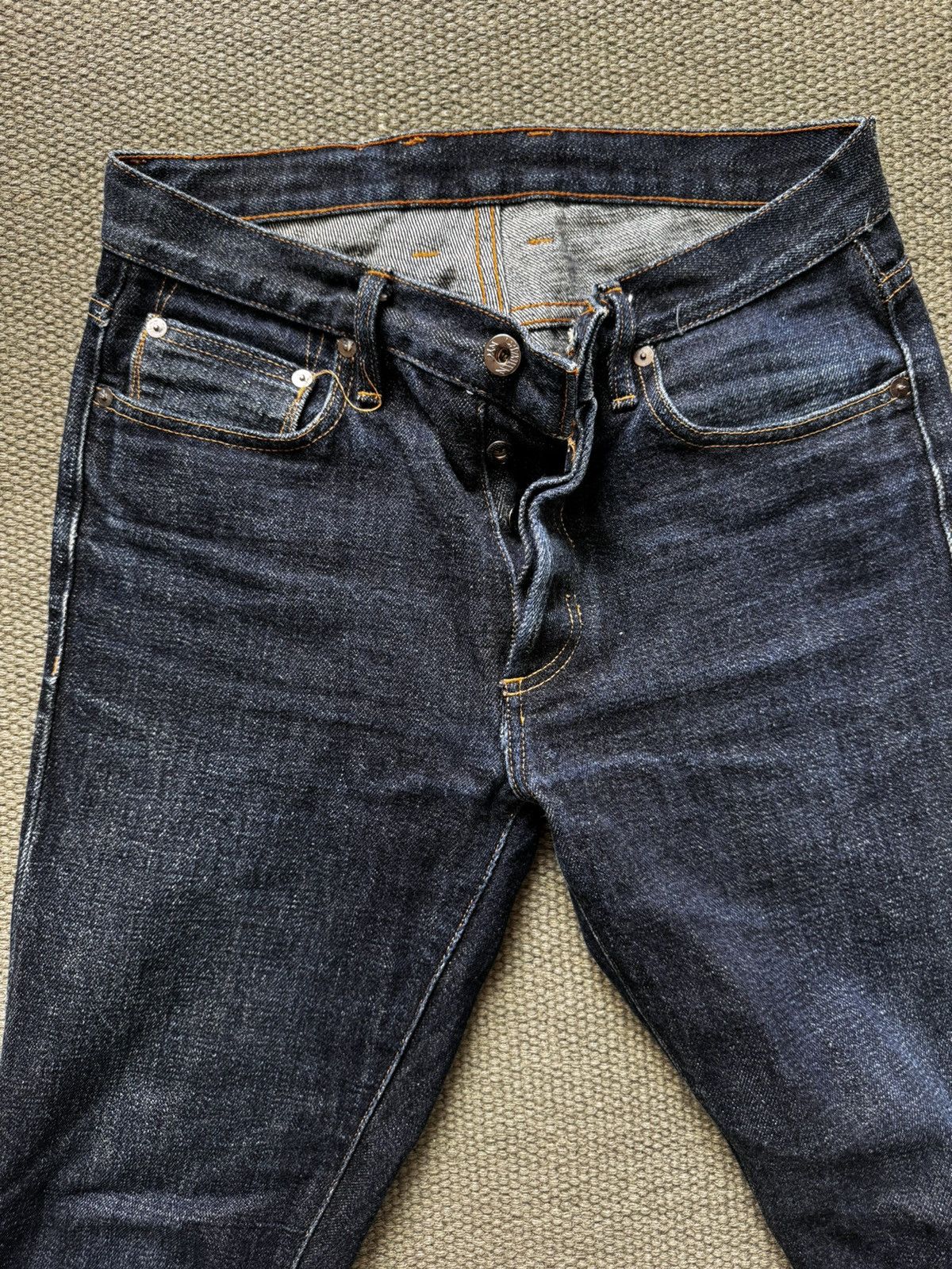 3sixteen 3sixteen+40BSP 16.5oz Caustic Wave Denim-Straight Taper - 29 Size US 29 - 2 Thumbnail