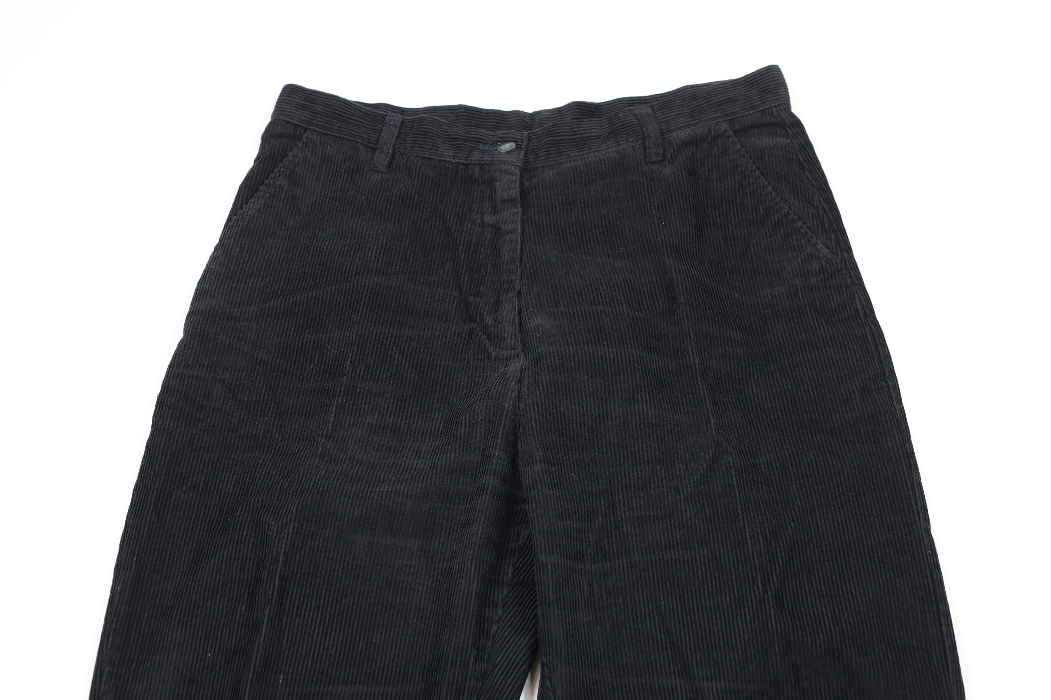 Vintage × Woolrich Woolen Mills Vintage 90s Woolrich Tapered Leg Corduroy Chino Pants Black Size 36" / US 14 / IT 50 - 2 Thumbnail