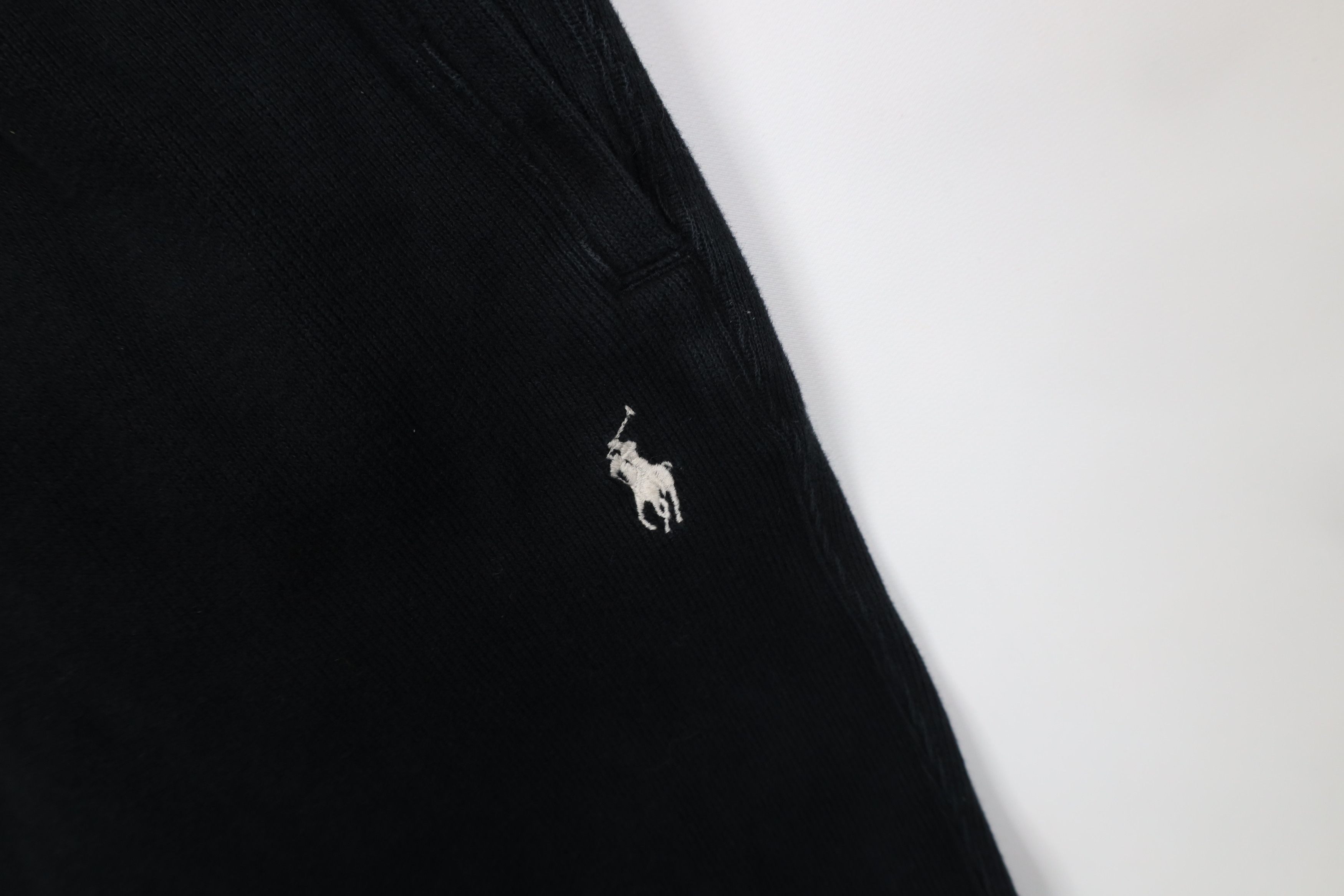 Polo Ralph Lauren Vintage 90s Ralph Lauren Ribbed Knit Wide Leg Sweatpants Size US 36 / EU 52 - 7 Thumbnail