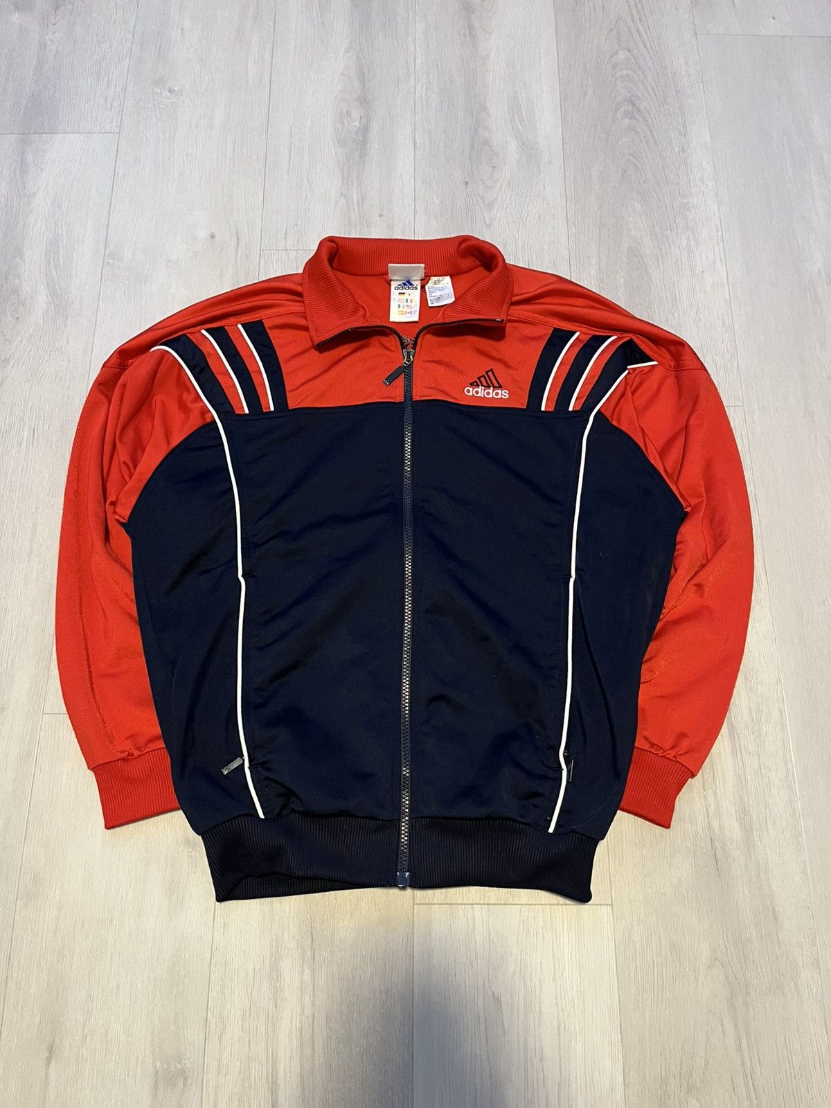 Adidas × Vintage Adidas Vintage Zip-up Sweater 2001 Size US S / EU 44-46 / 1 - 1 Thumbnail