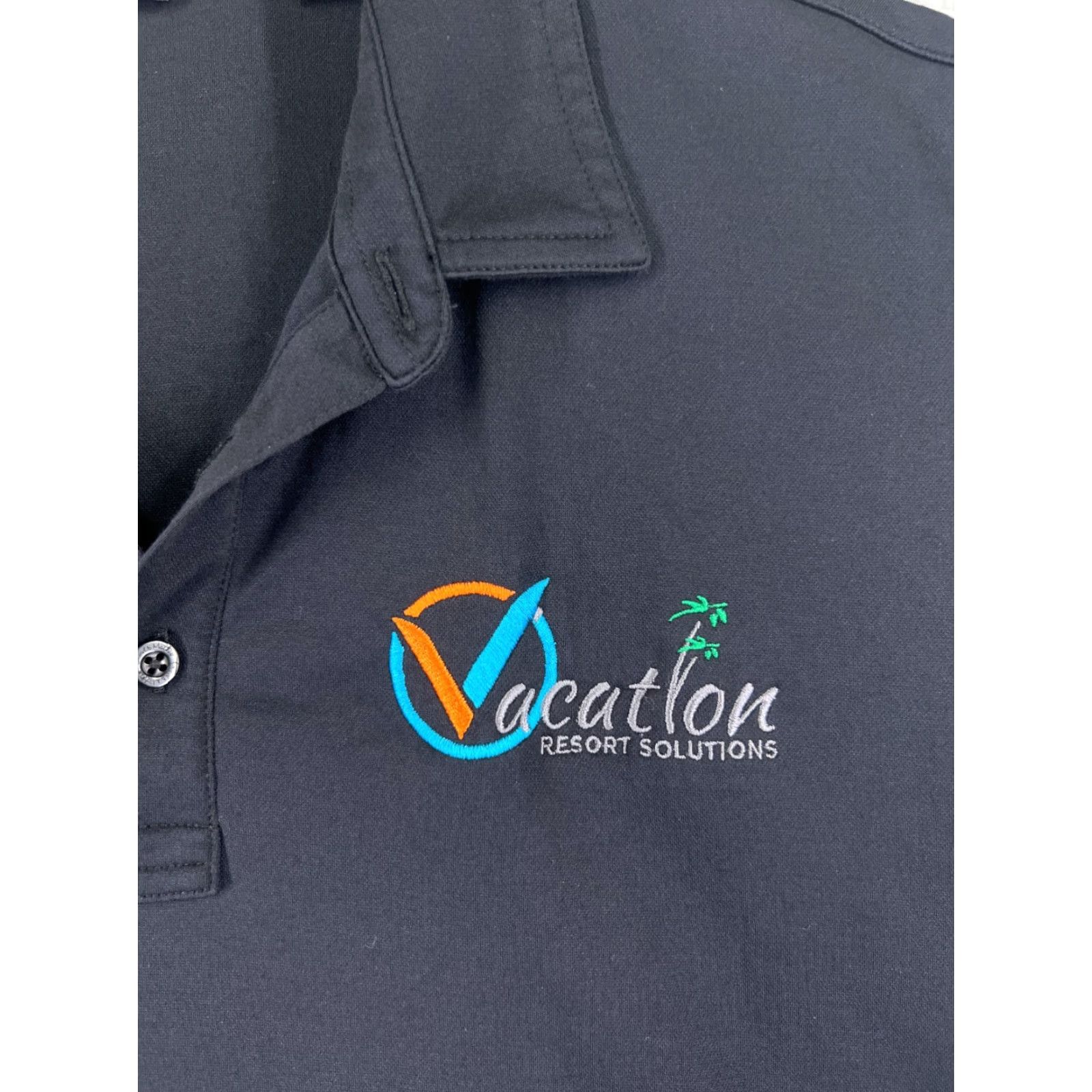 TravisMathew Travis Mathew Polo Shirt Mens XL Black Cotton Blend Golf Polo Short Sleeve Size US XL / EU 56 / 4 - 3 Thumbnail