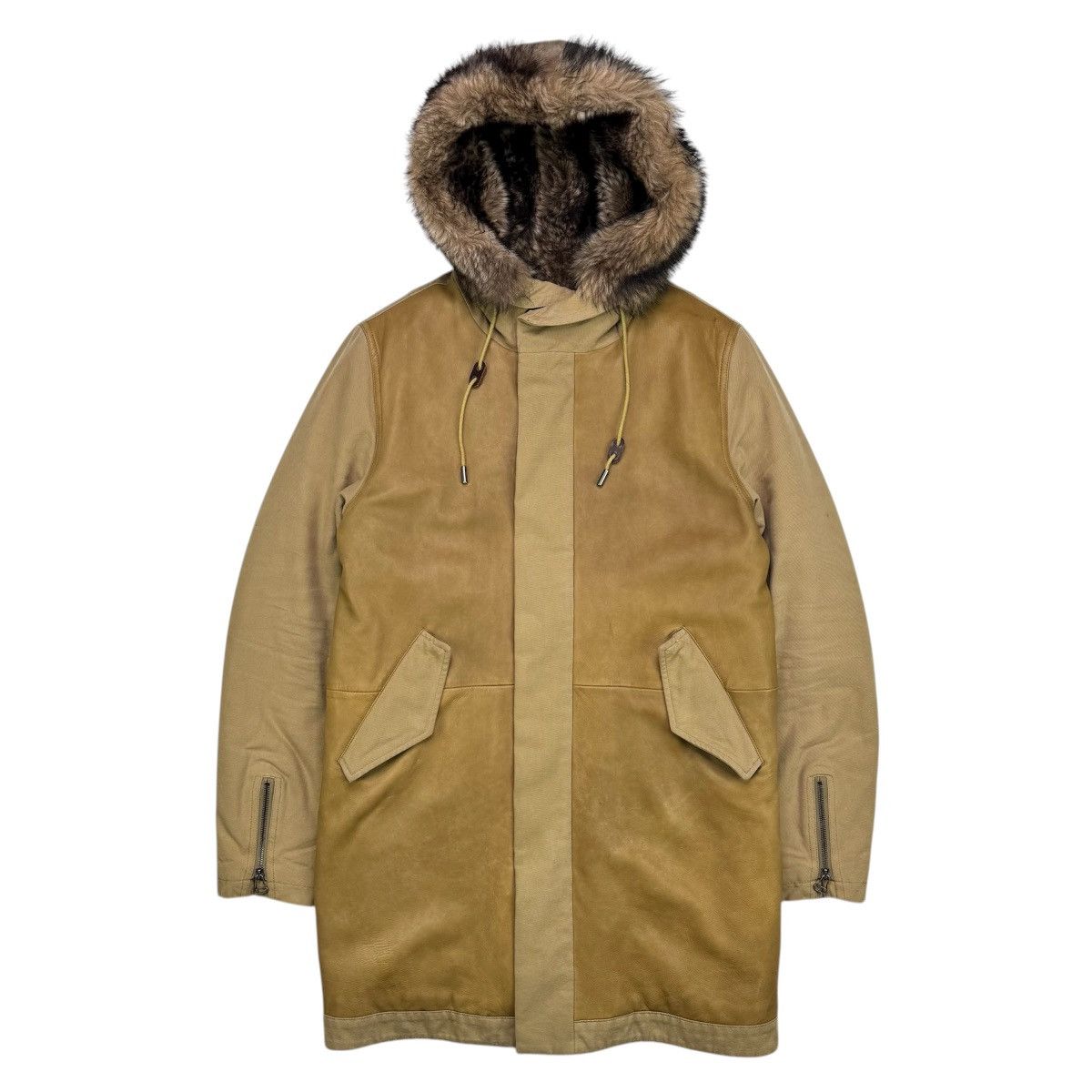Yves Salomon YVES SALOMON HOMME SHEARLING PARKA Size US M / EU 48-50 / 2 - 2 Thumbnail