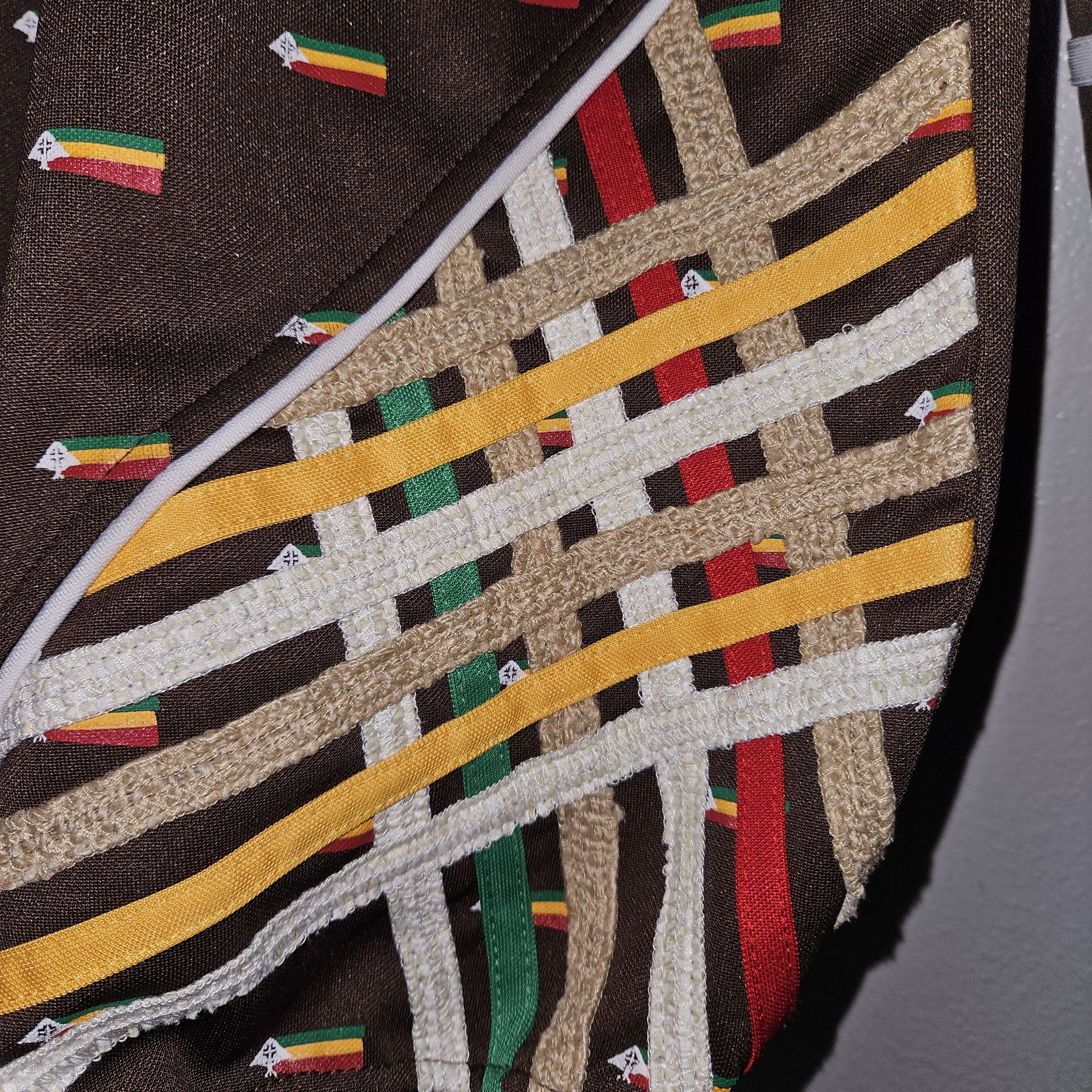 LRG LRG Roots People Track Jacket Brown Rasta Stripe Logo Size US L / EU 52-54 / 3 - 4 Thumbnail