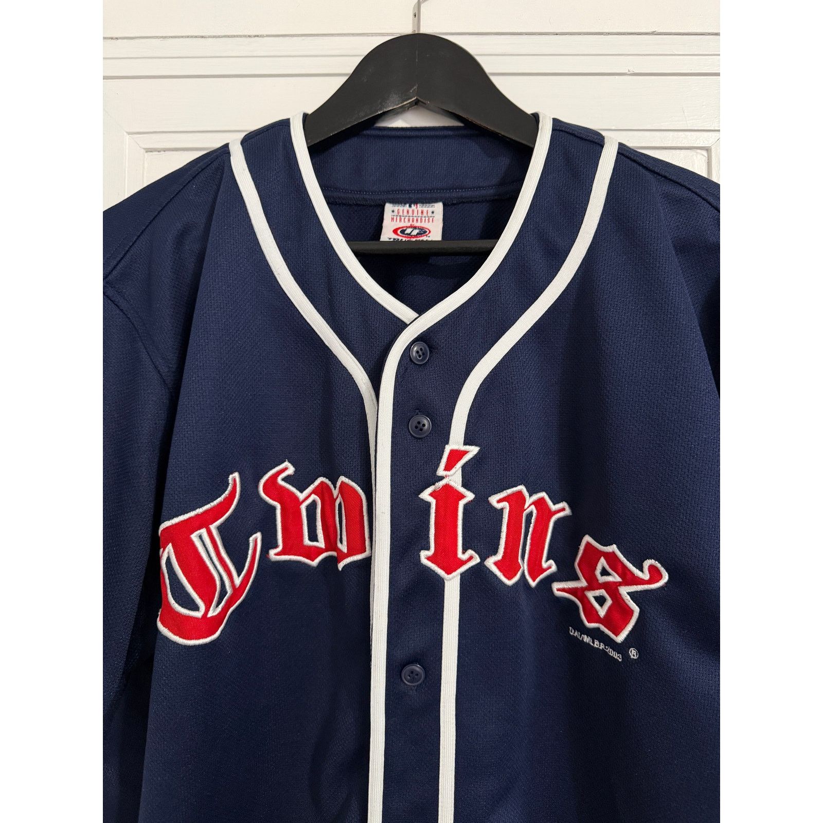 MLB Vintage Minnesota Twins 2003 MLB Baseball Jersey Men's Sz L Size US L / EU 52-54 / 3 - 2 Thumbnail