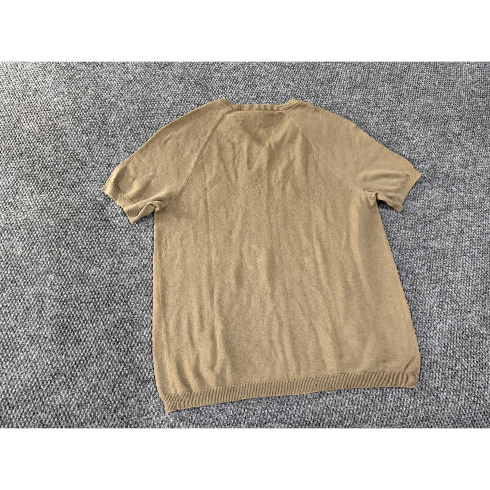 Armani Exchange Armani Exchange Sweater Mens XL Brown V-Neck Short Sleeve Cotton Knit A|X Logo Size US XL / EU 56 / 4 - 6 Thumbnail