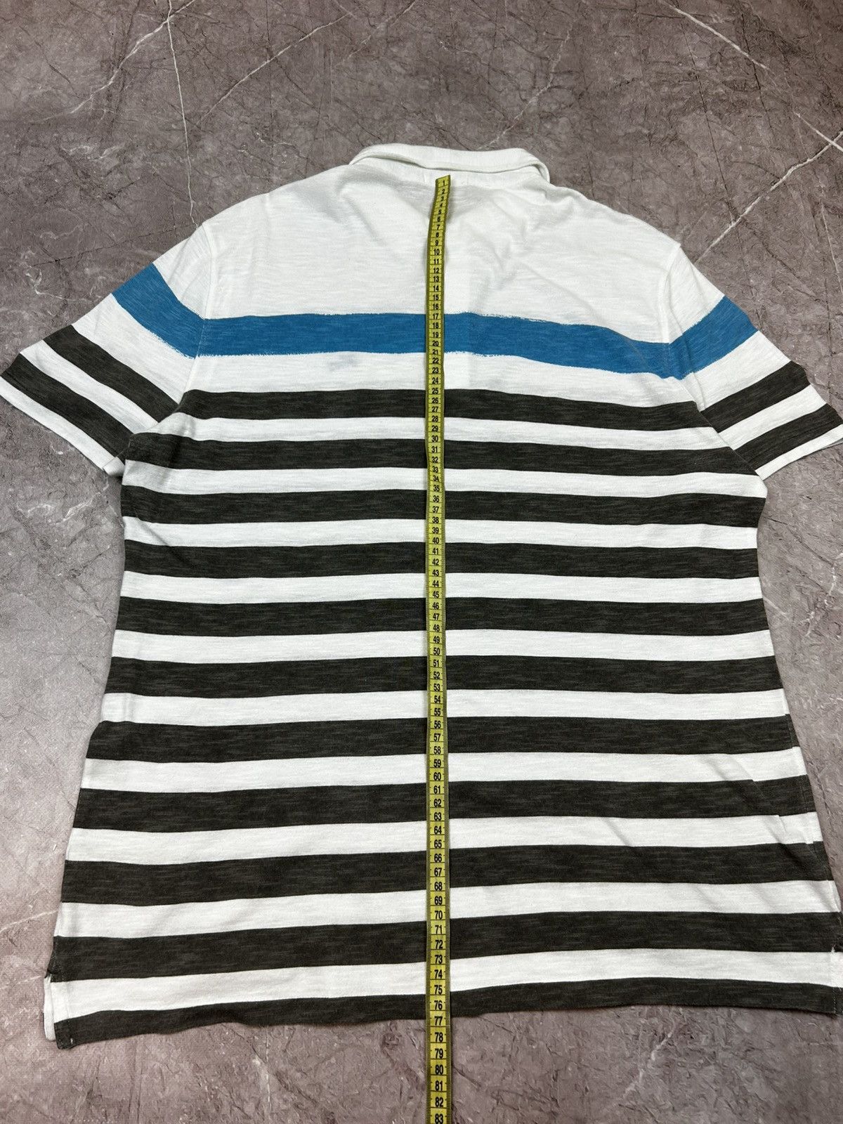 Burberry Burberry Striped Polo Shirt Size US XL / EU 56 / 4 - 9 Thumbnail