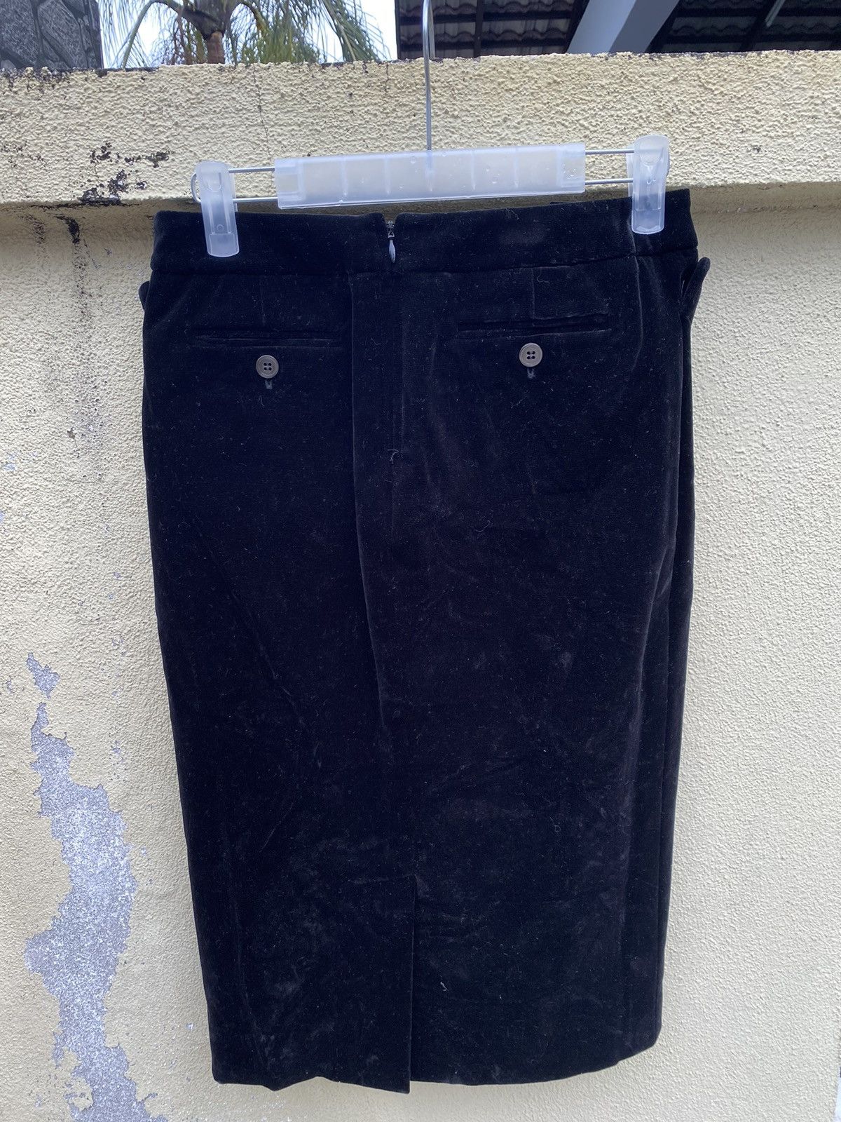 Yves Saint Laurent Vintage 80s ysl rive gauche velvet skirt Size 25" / US 0 / IT 36 - 2 Thumbnail