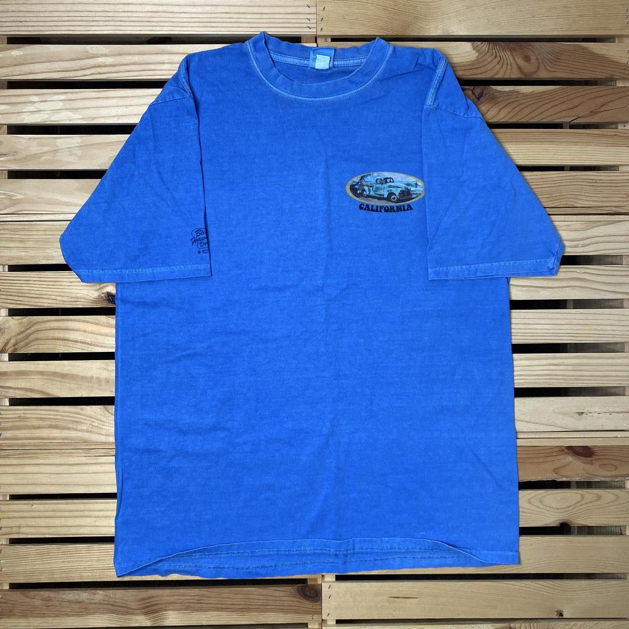 Other Vintage California Surfing Blue Surf Tee Size Large Size US L / EU 52-54 / 3 - 2 Thumbnail