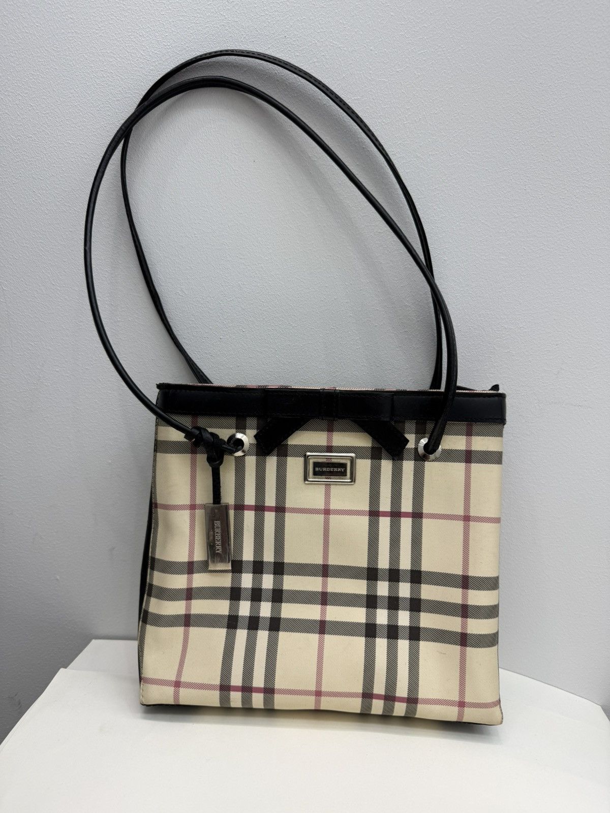 Burberry London Nova Check Shoulder Bag, Women's