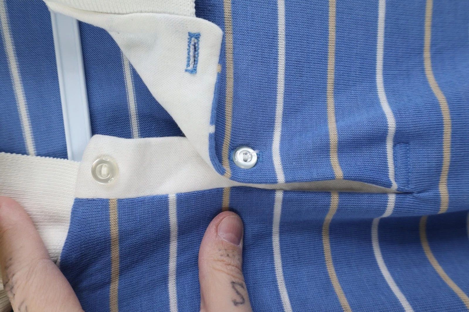 Vintage Vintage 70s Streetwear Short Sleeve Collared Polo Shirt Size US XL / EU 56 / 4 - 4 Thumbnail