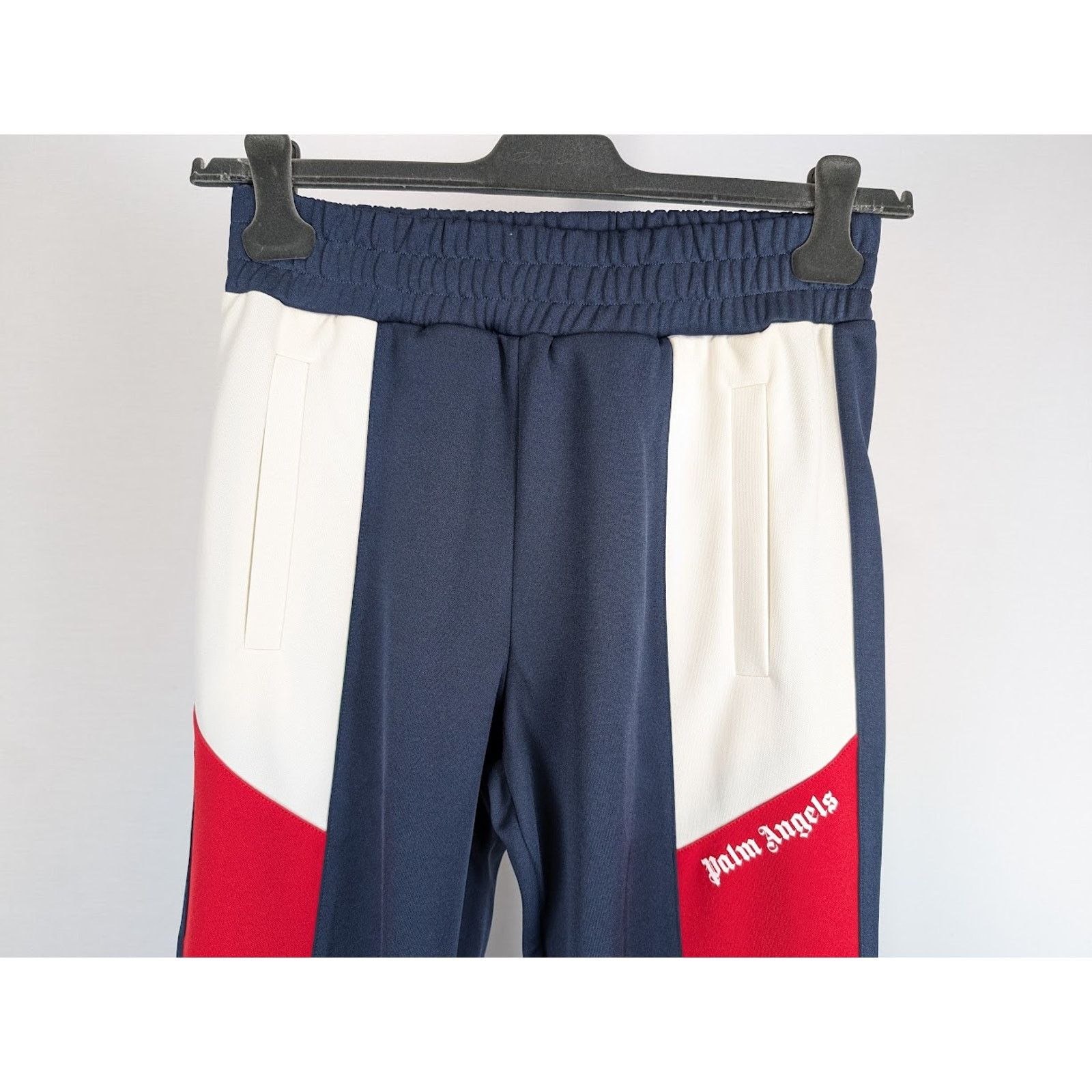 Palm Angels o1rshd1 V Colarblock Track Pant in Navy Blue White Size US 34 / EU 50 - 11 Thumbnail