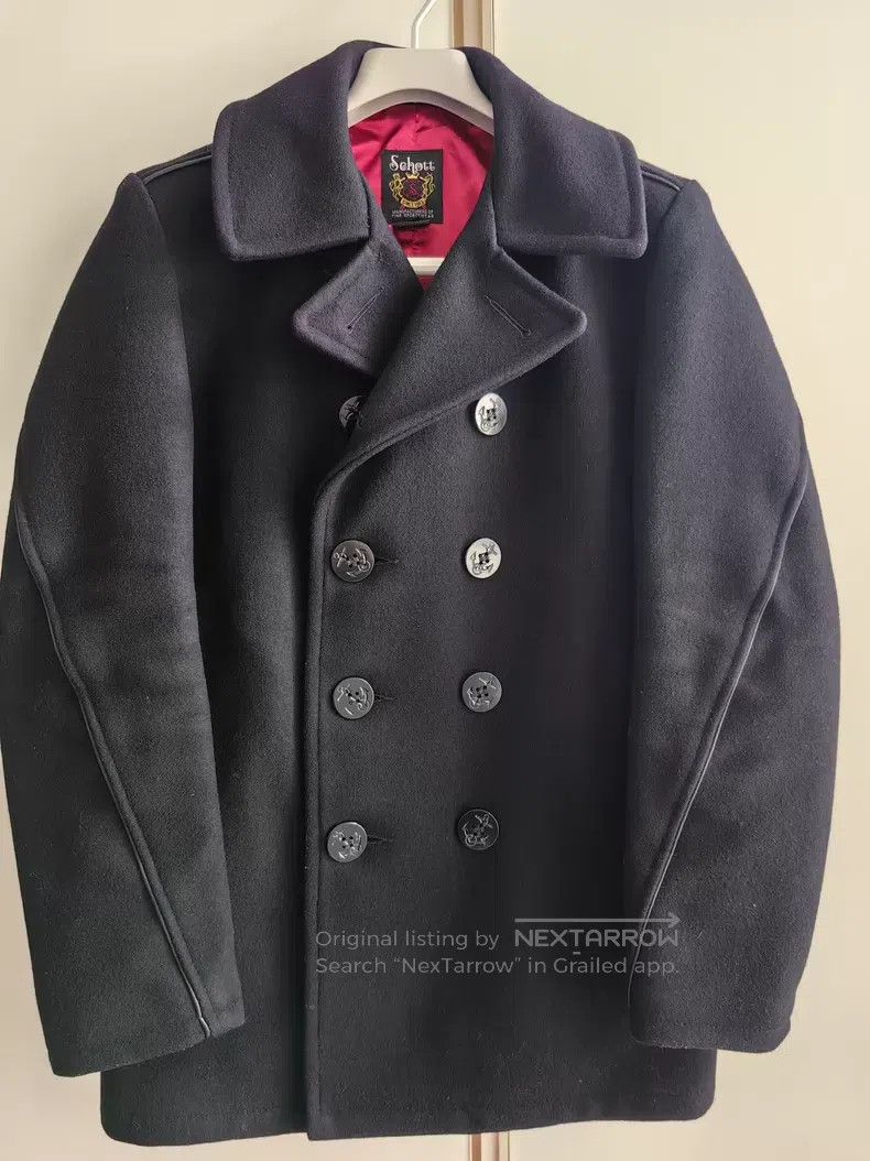 Schott 740c Deluxe Edition Navy Coat Size US XS / EU 42 / 0 - 1 Thumbnail