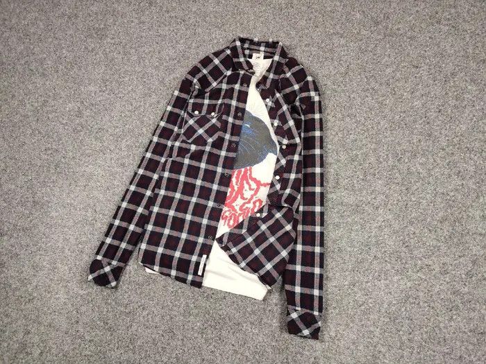 Flannel Vintage Flannel Lee Shirt Checkered Travis Scott Style Size US L / EU 52-54 / 3 - 5 Thumbnail