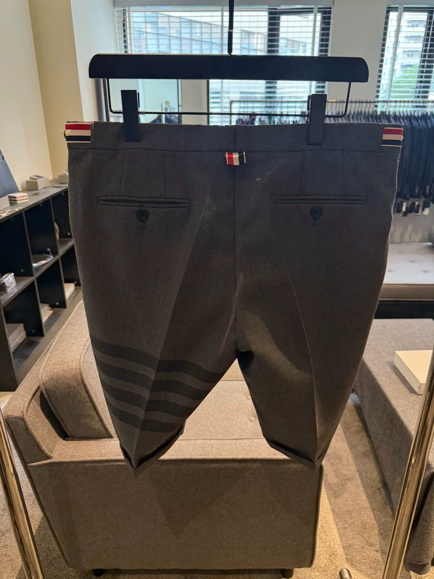 Thom Browne Thom Browne 4-Bar Wool Dark Gray Suit Shorts Size 2 Size US 32 / EU 48 - 2 Thumbnail
