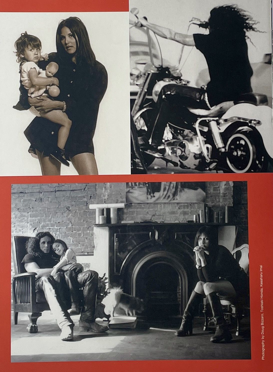 Chrome Hearts × Vintage Chrome Hearts Richard Stark Family photos Poster framed 9x11 Size ONE SIZE - 2 Thumbnail