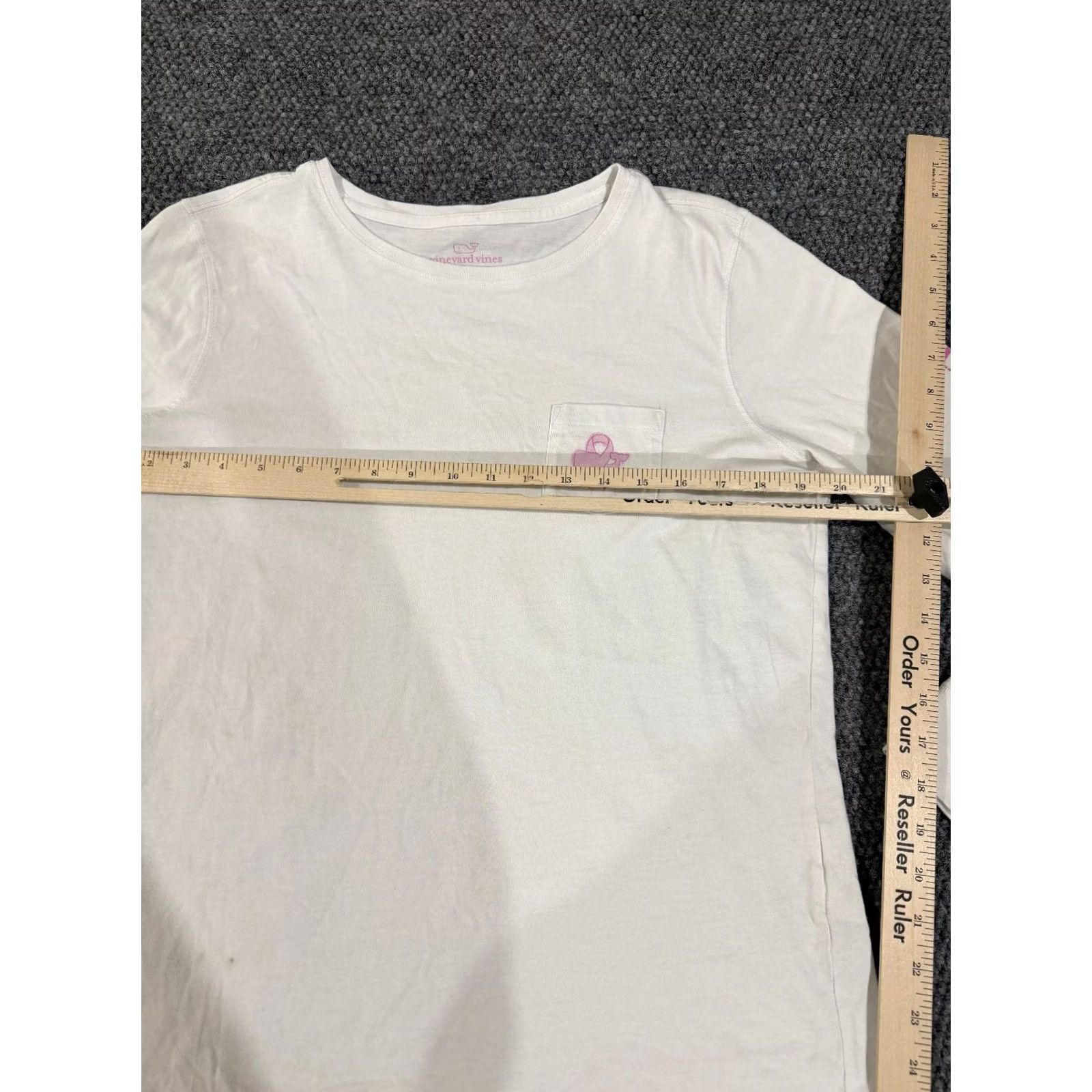 Vineyard Vines Vineyard Vines T Shirt Womens Medium White Long Sleeve Pocket Logo Casual Womens Regular Size M / US 6-8 / IT 42-44 - 6 Thumbnail