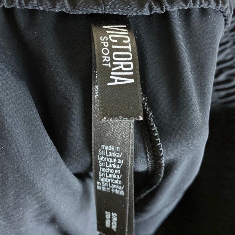 Vintage Victoria Sport Womens Pants Black Pull On High Rise Athleisure Casual Stretch S Pants Size 28" / US 6 / IT 42 - 4 Thumbnail