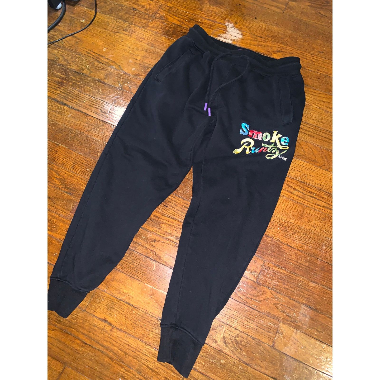 Other Smoke Runtz Black Jogger Pants Size Small Sweatpants Size US 28 / EU 44 - 4 Thumbnail