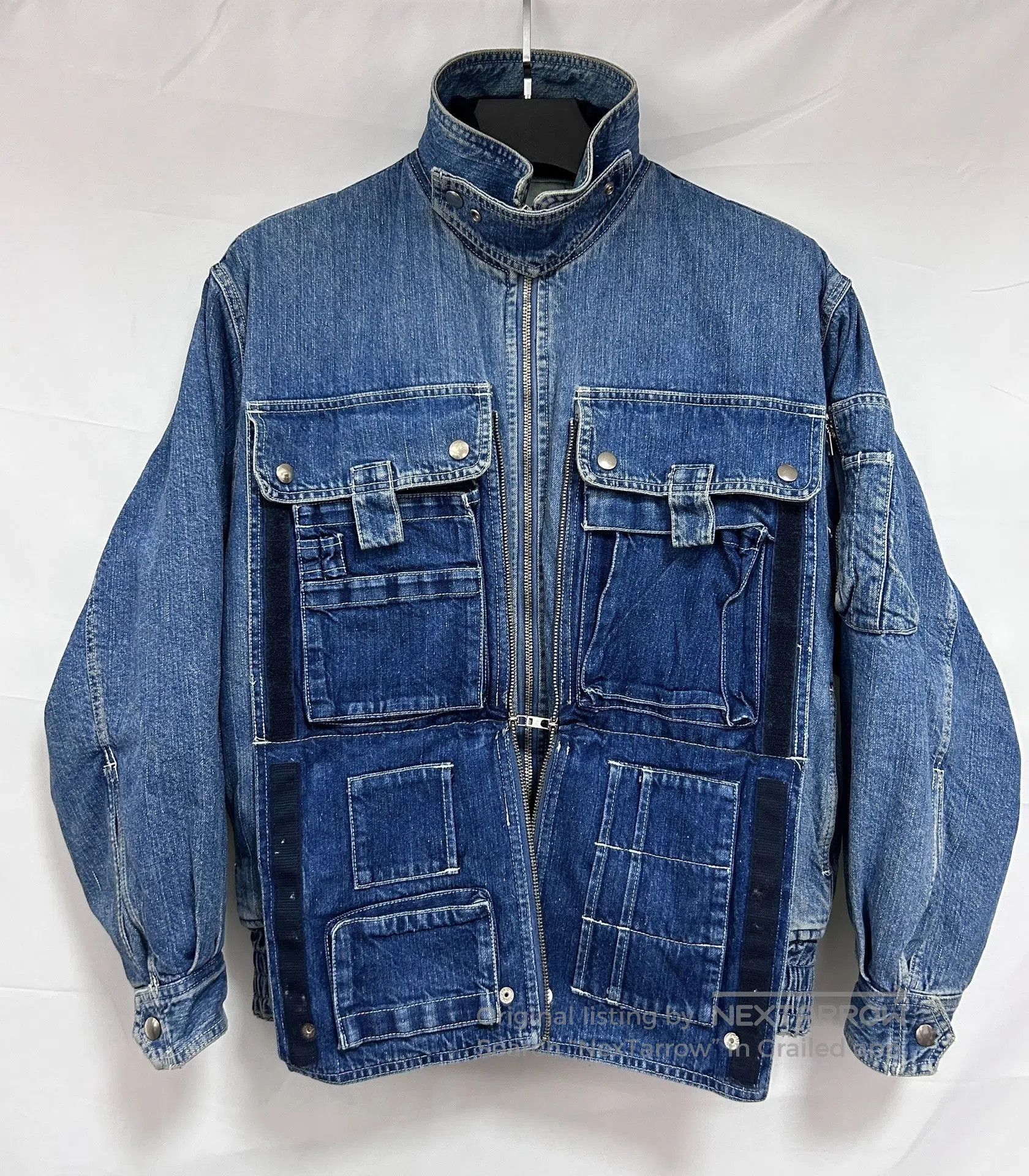 Vintage Vintage Issey Miyake Denim Bomber. Size US M / EU 48-50 / 2 - 3 Thumbnail