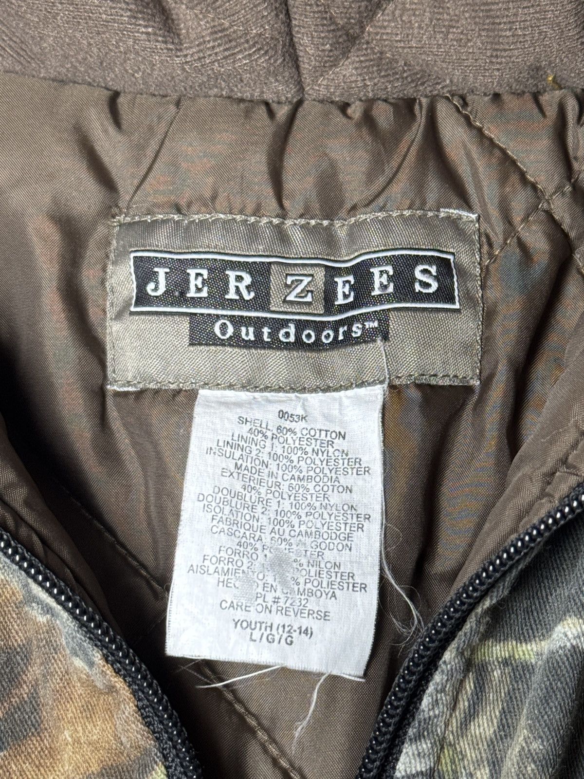 Realtree Vintage Y2K Realtree Camo Jerzees Full Zip Hunting Jacket Size XS / US 0-2 / IT 36-38 - 3 Thumbnail