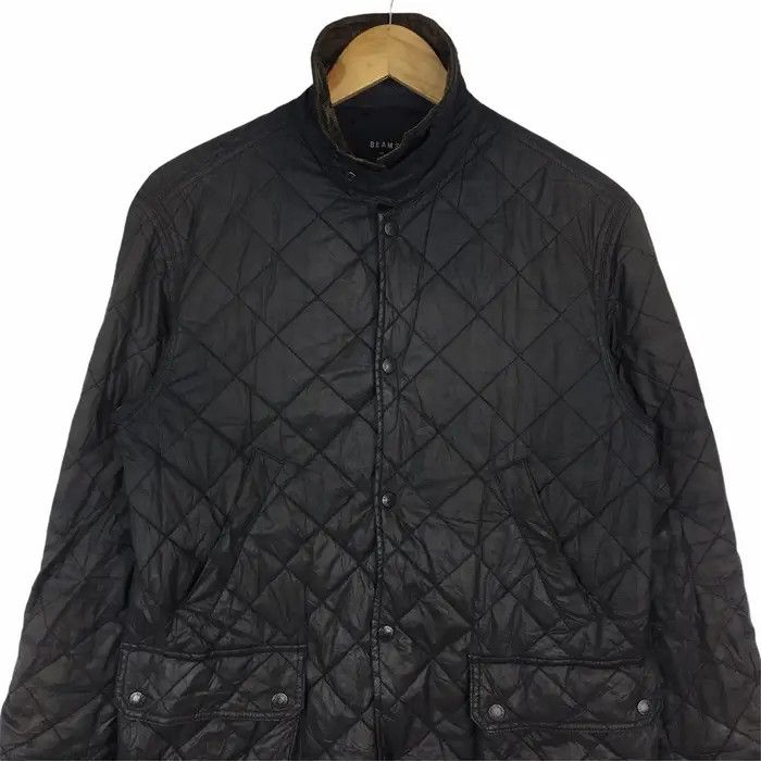 Beams Plus Vtg BEAMS JAPAN Quilted Jacket Outdoor Sweater Jumper Size US M / EU 48-50 / 2 - 2 Thumbnail