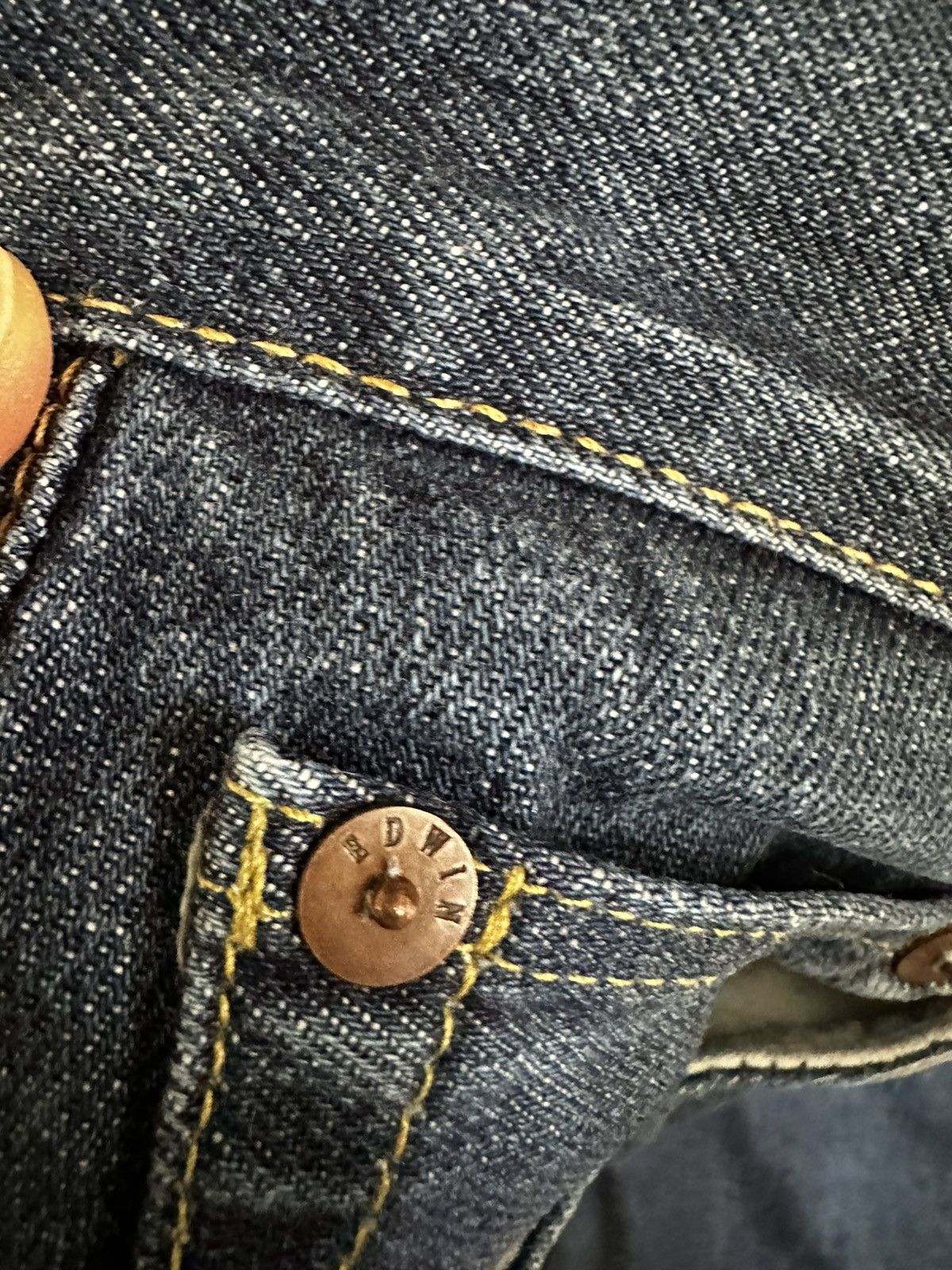 Edwin × Japanese Brand Edwin ED-55 Relaxed Jeans – 30x32 EST Tokyo Japan Size US 30 / EU 46 - 14 Thumbnail