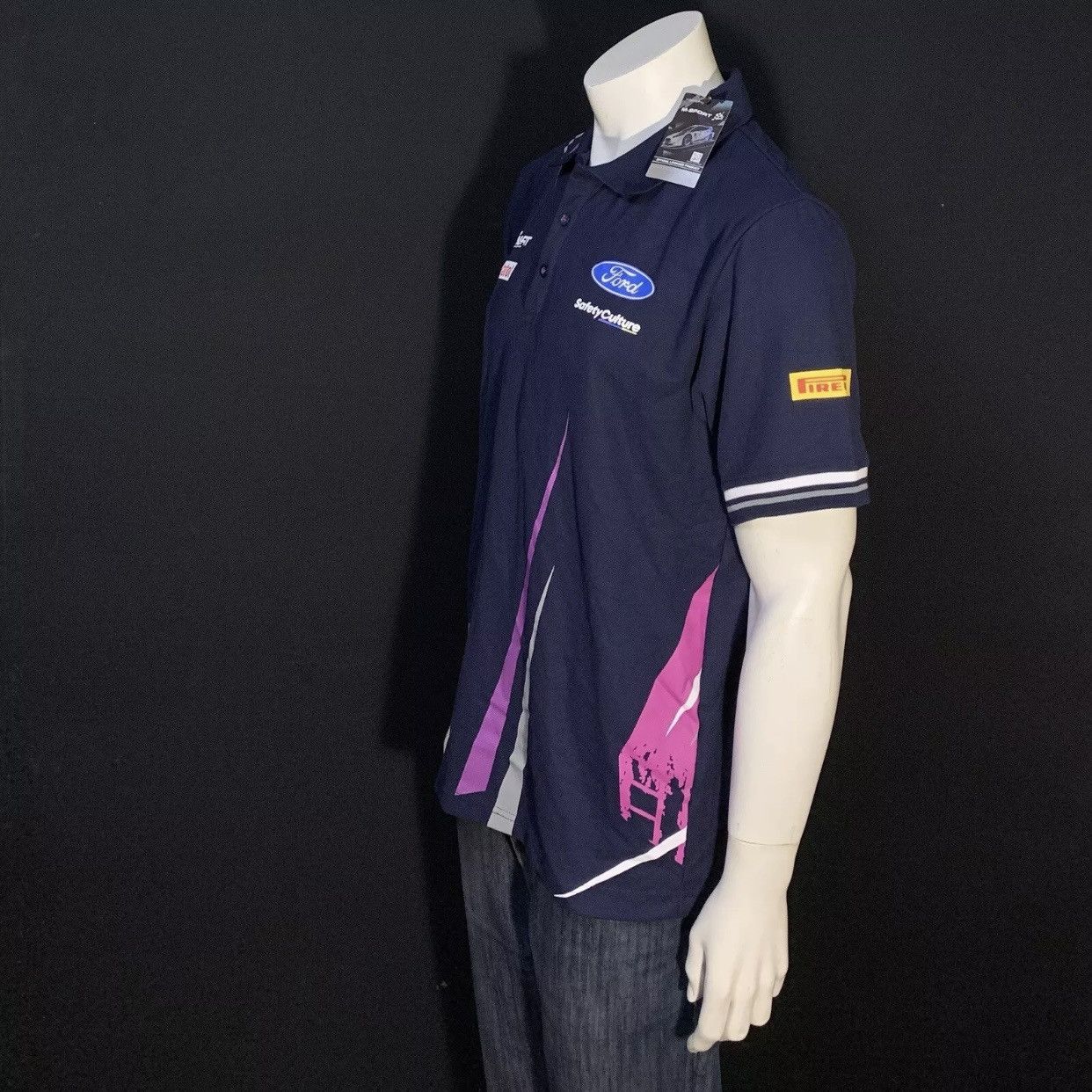 Ford × Formula 1 Sparco Ford M-Sport Teamwear Polo Shirt Size L NWT Size US L / EU 52-54 / 3 - 2 Thumbnail